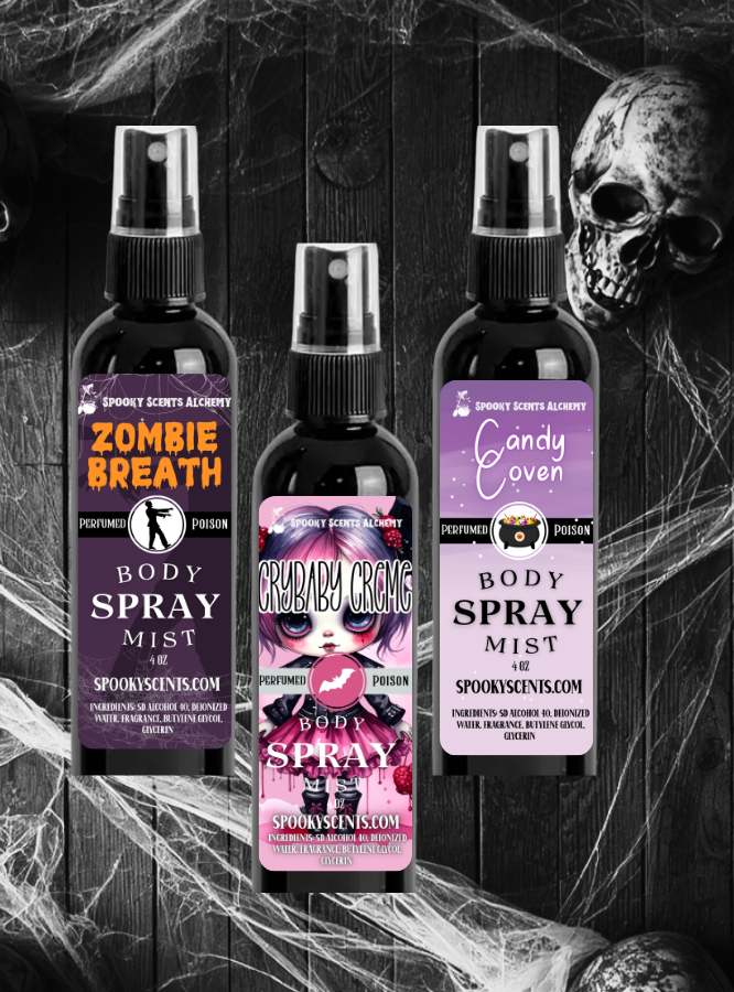 Gourmand and Bakery Gothic Moisturizing Body Mist Spray