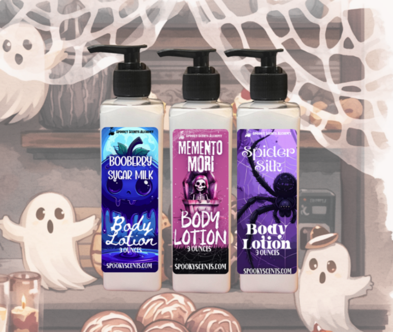 Bakery Scents Pick Your Scent Gothic Skincare Body Lotion | Witchy Dry Skin Moisturizer