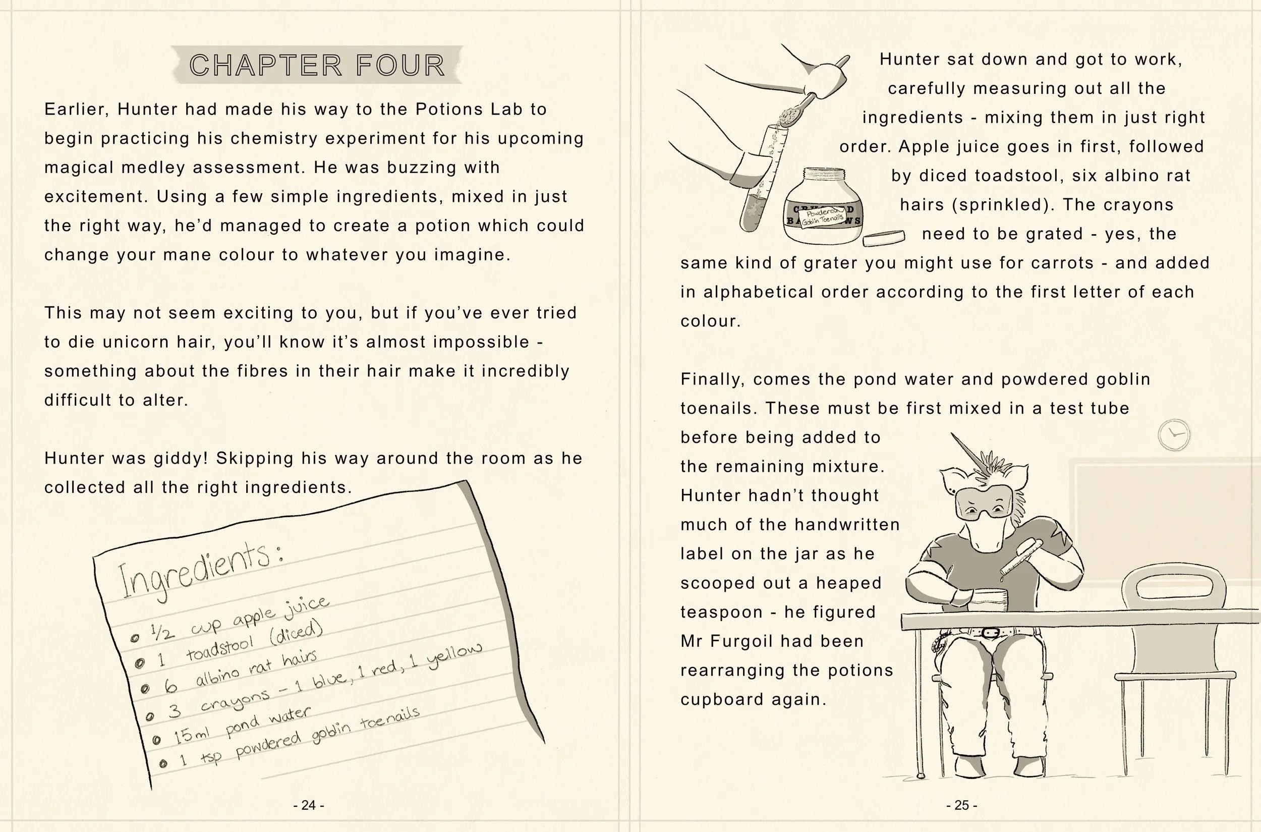 Chapter Book Illustrations