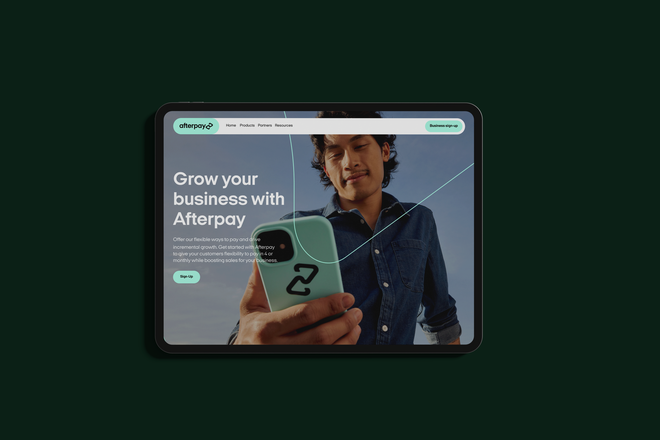 02 - ipad - afterpay homepage.png