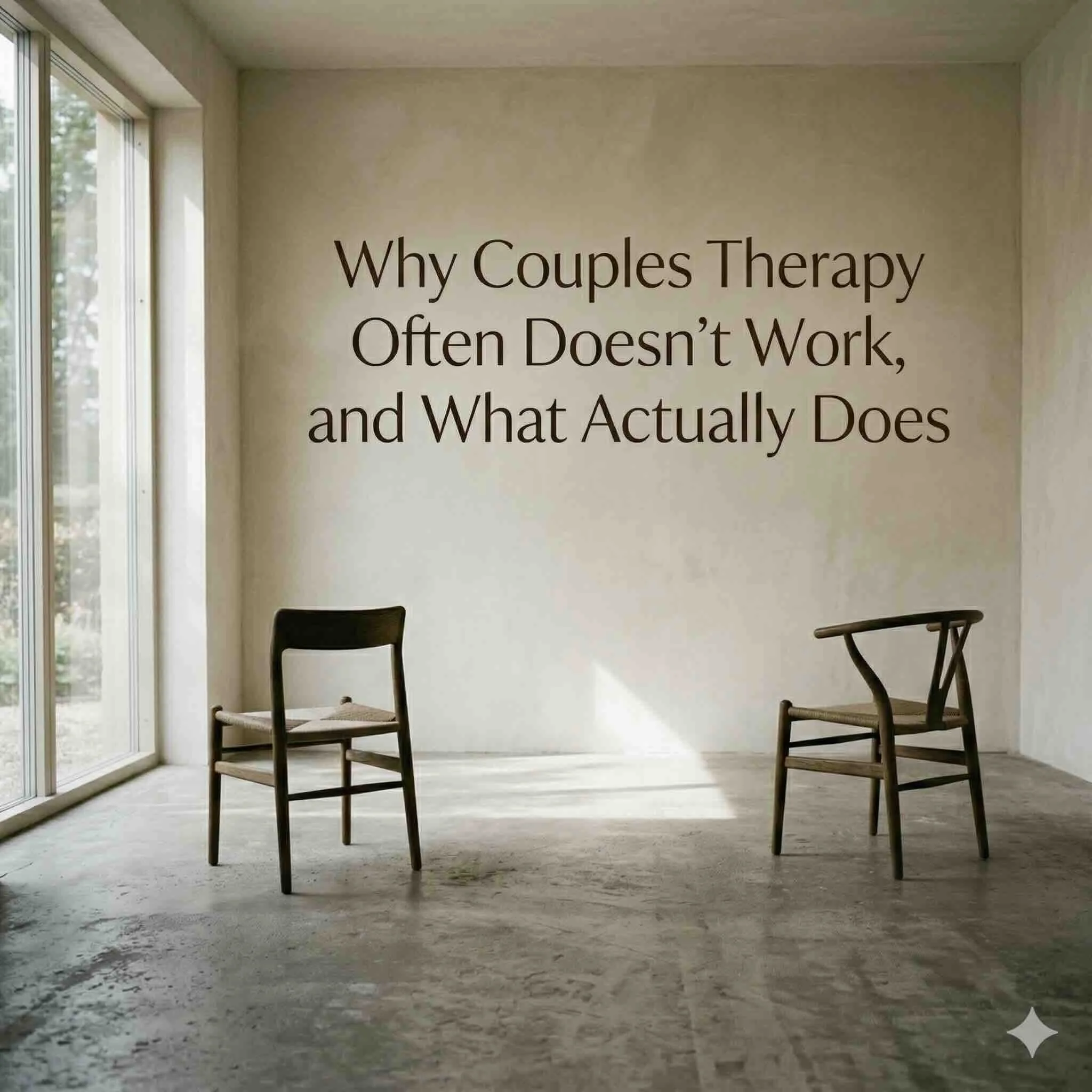 Why Couples Therapy Fails (And What Actually Works Instead)