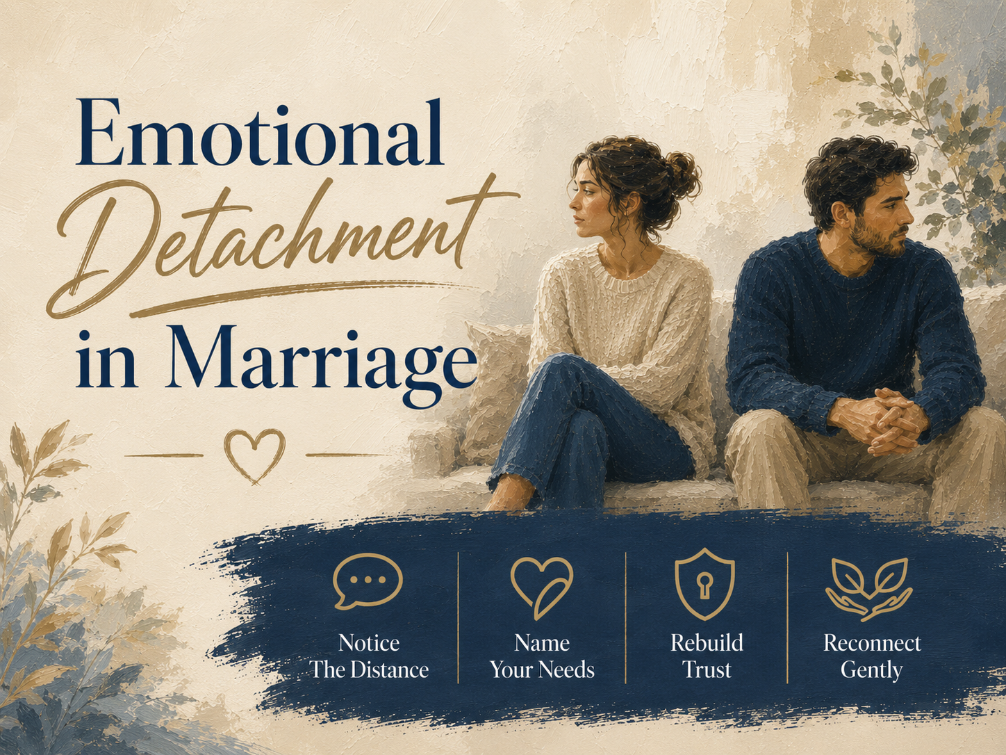 Emotional Detachment in Marriage: Understanding Emotional Distance and Rebuilding Connection