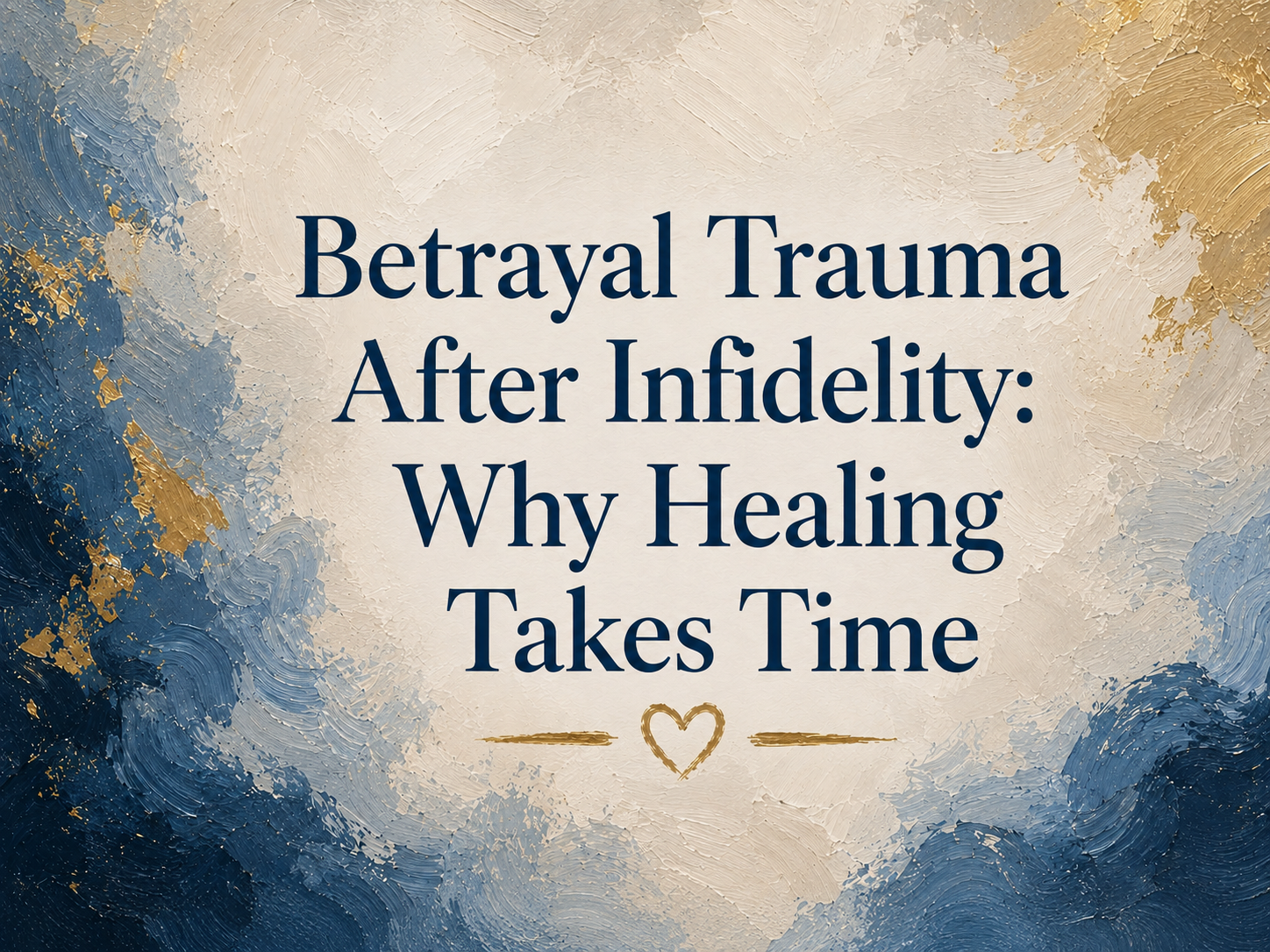 Betrayal Trauma After Infidelity: Why Healing Takes Time