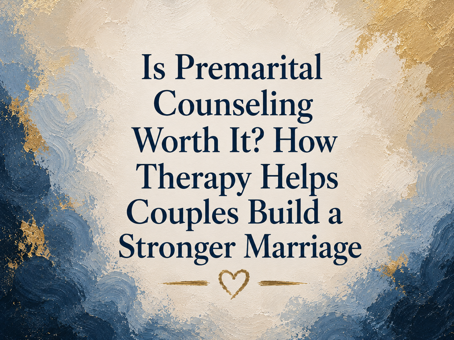 Is Premarital Counseling Worth It? How Therapy Helps Couples Build a Stronger Marriage