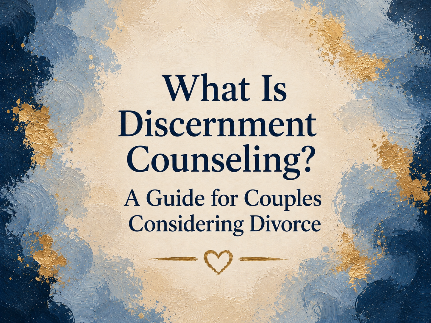 What Is Discernment Counseling? A Guide for Couples Considering Divorce