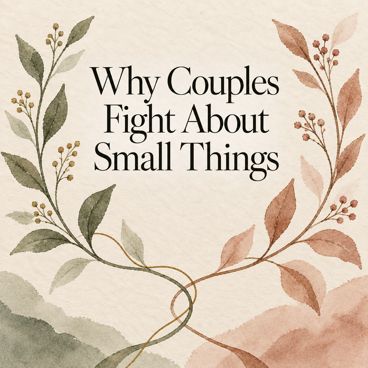 Why Couples Fight About Small Things and How to Stop the Cycle