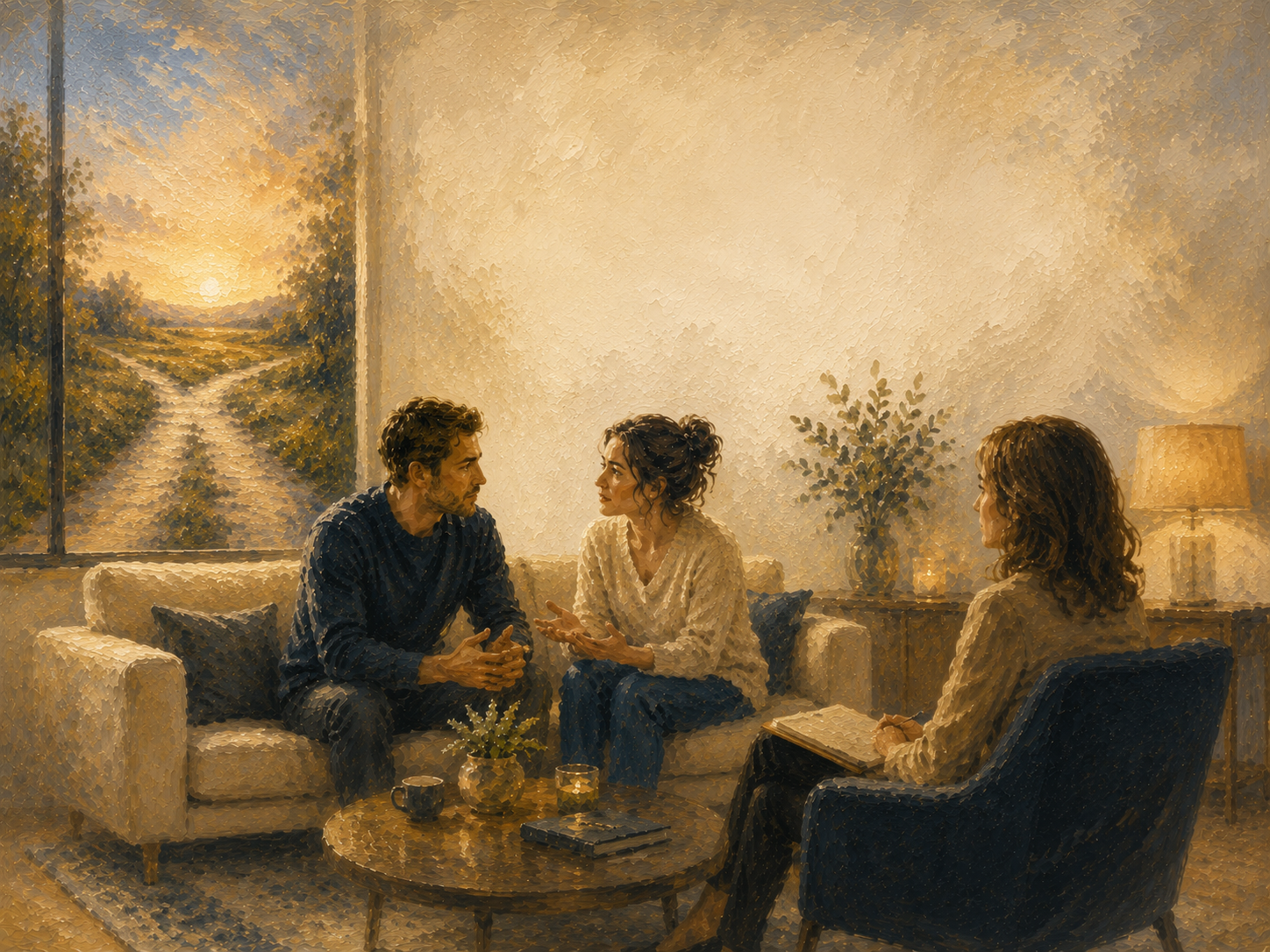 Couple in tiburon