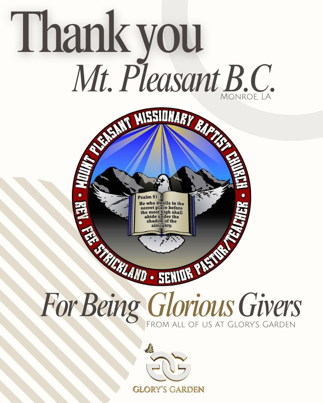 Glory's Glorious Givers