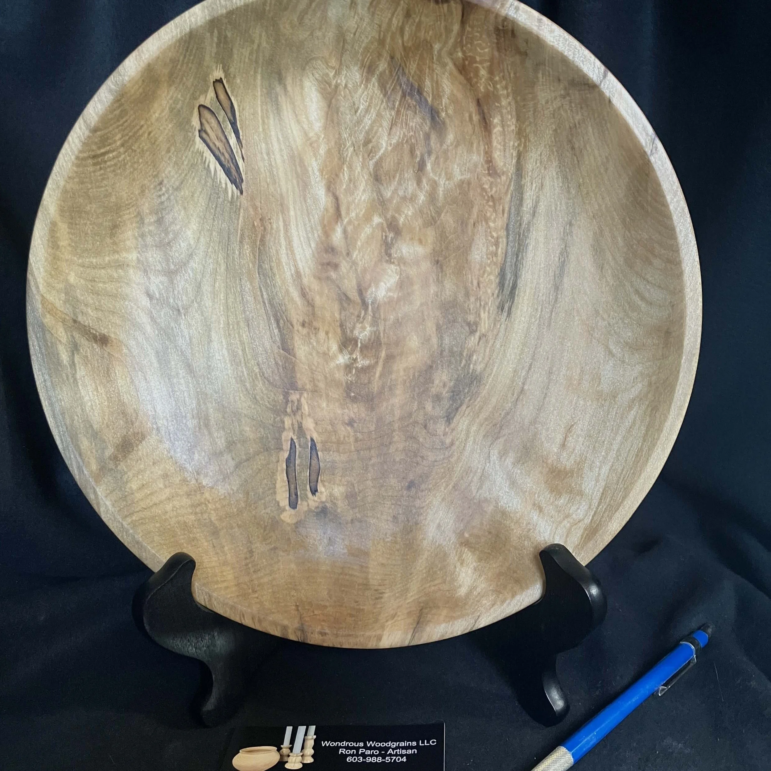 Unique Grain Elm Platter