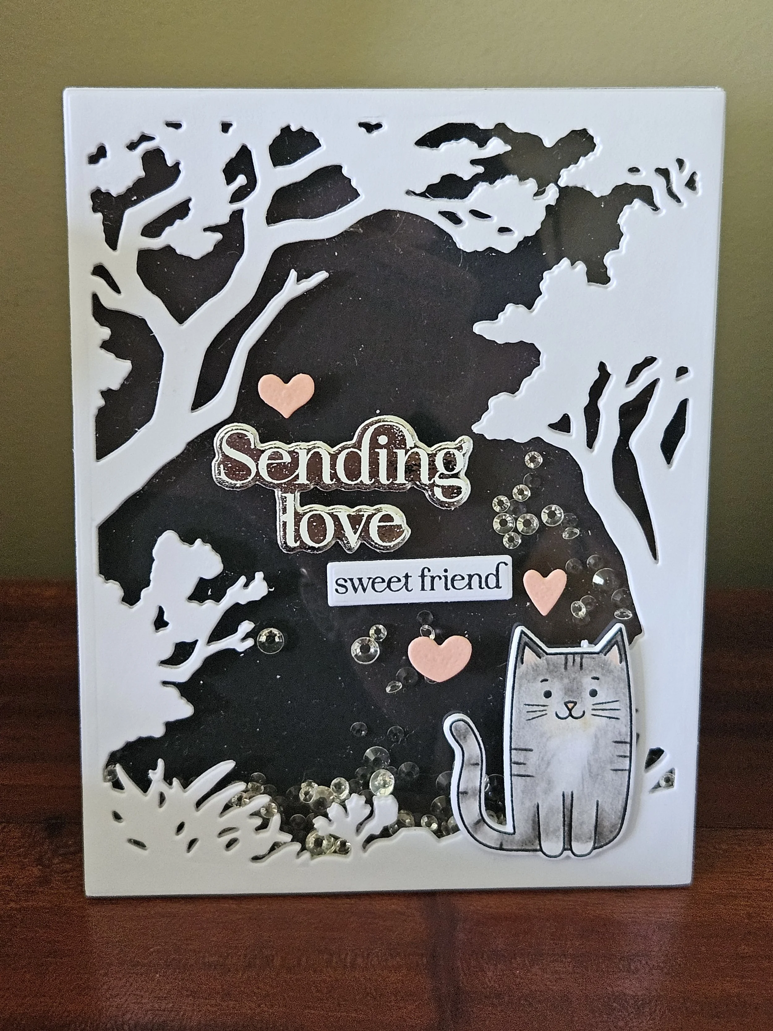 GS-Friend0015-shaker-card-white-cat-in-forest-black-background-friend.jpg
