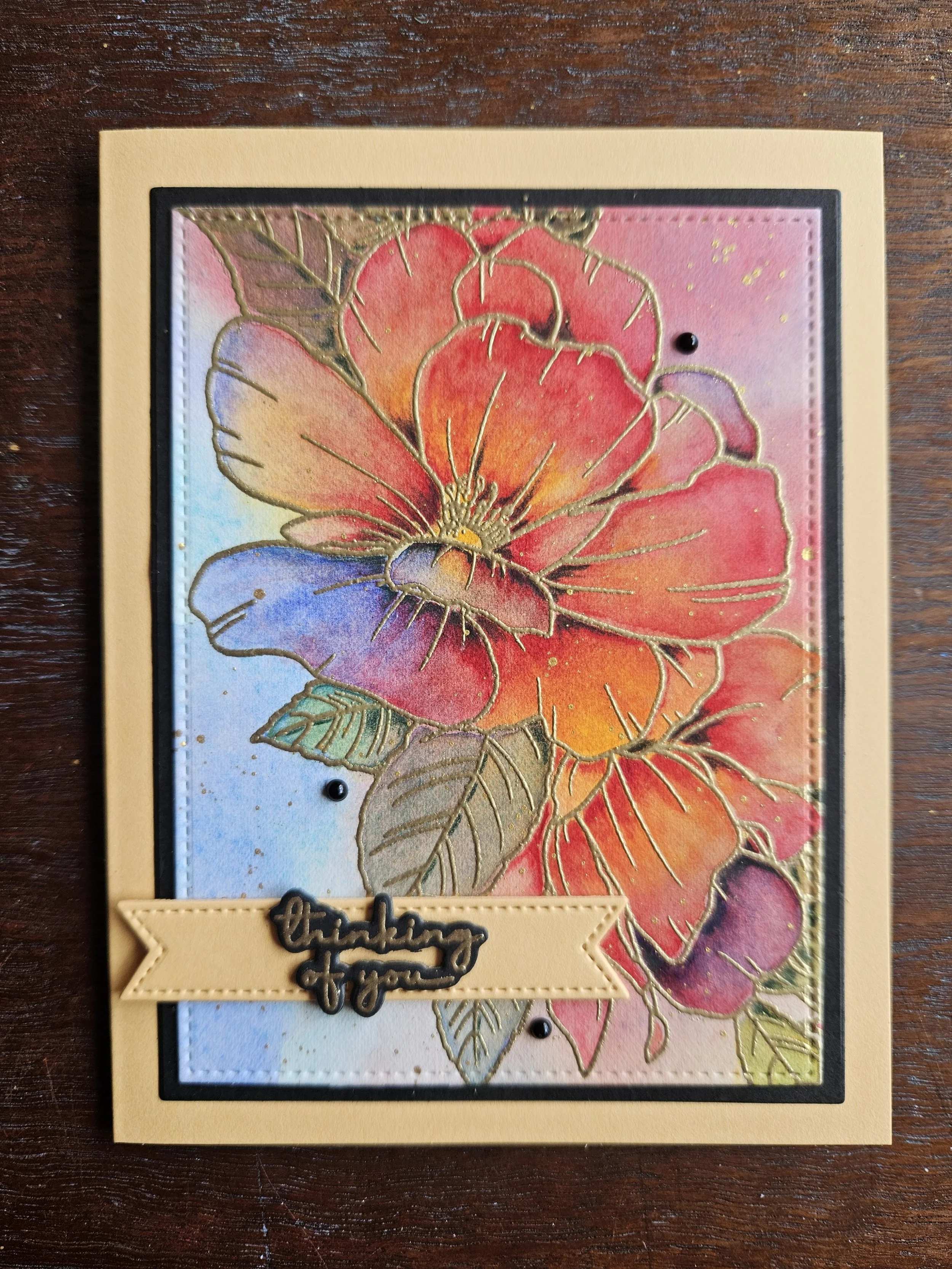 GS-Thinking0003-stamping-embossing-and-watercolour-orange-flowers-painted-background-thinking-of-you.jpg
