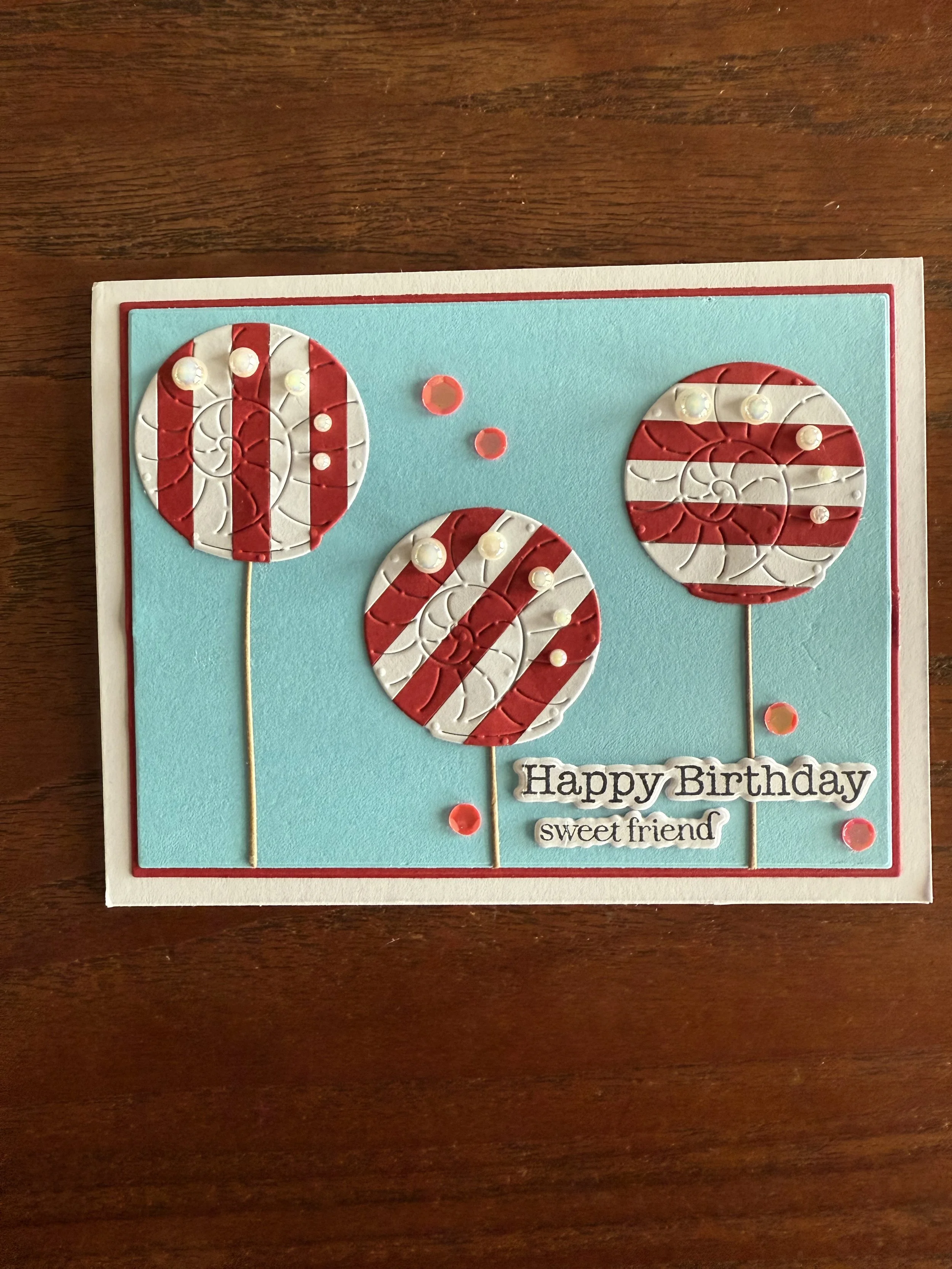  Again, I used the snail shell component to make lollipops. The sticks of the lollipops were made using the tulip stem. 