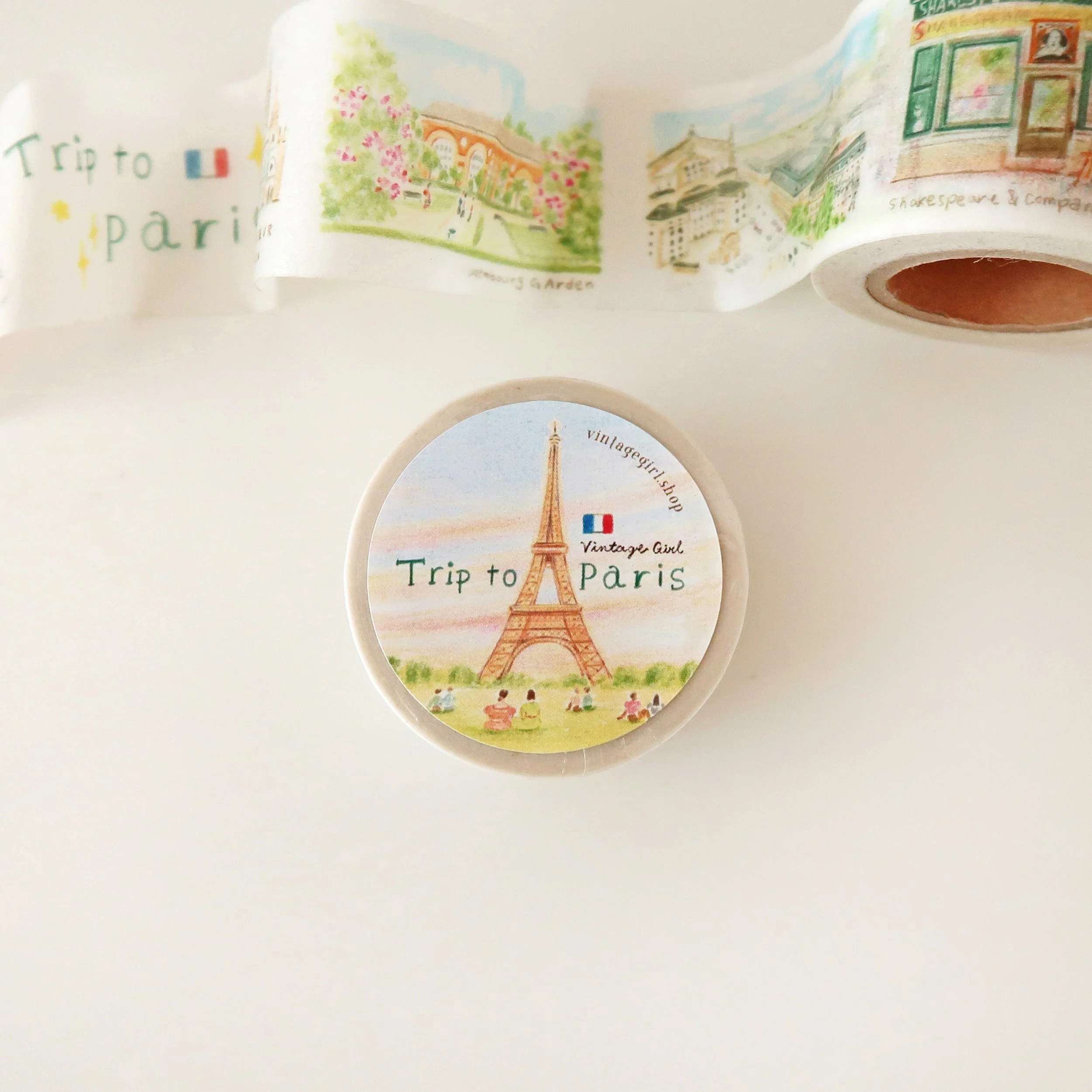 Paris  Travel Washi Tape