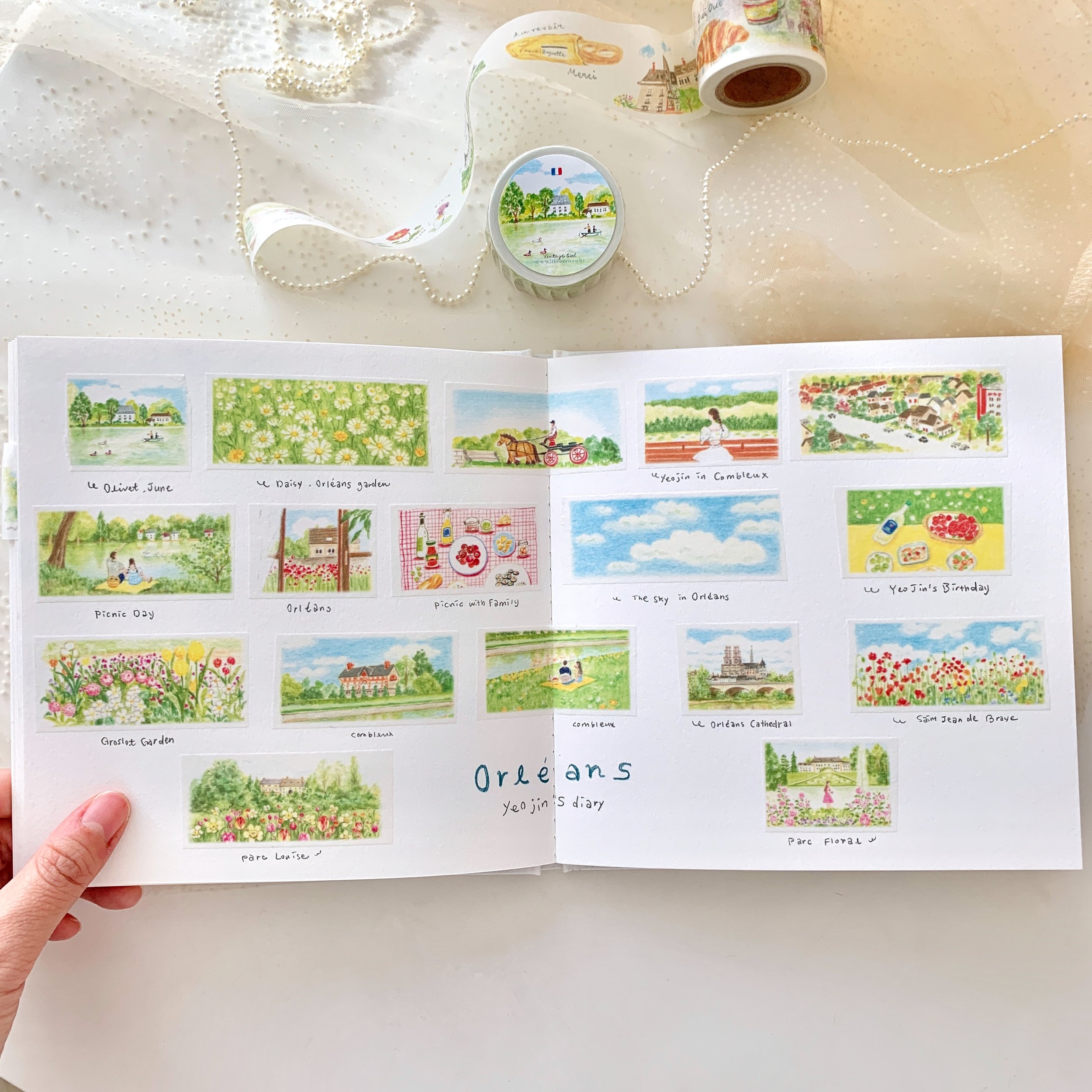 Orléans landscapes Washi Tape