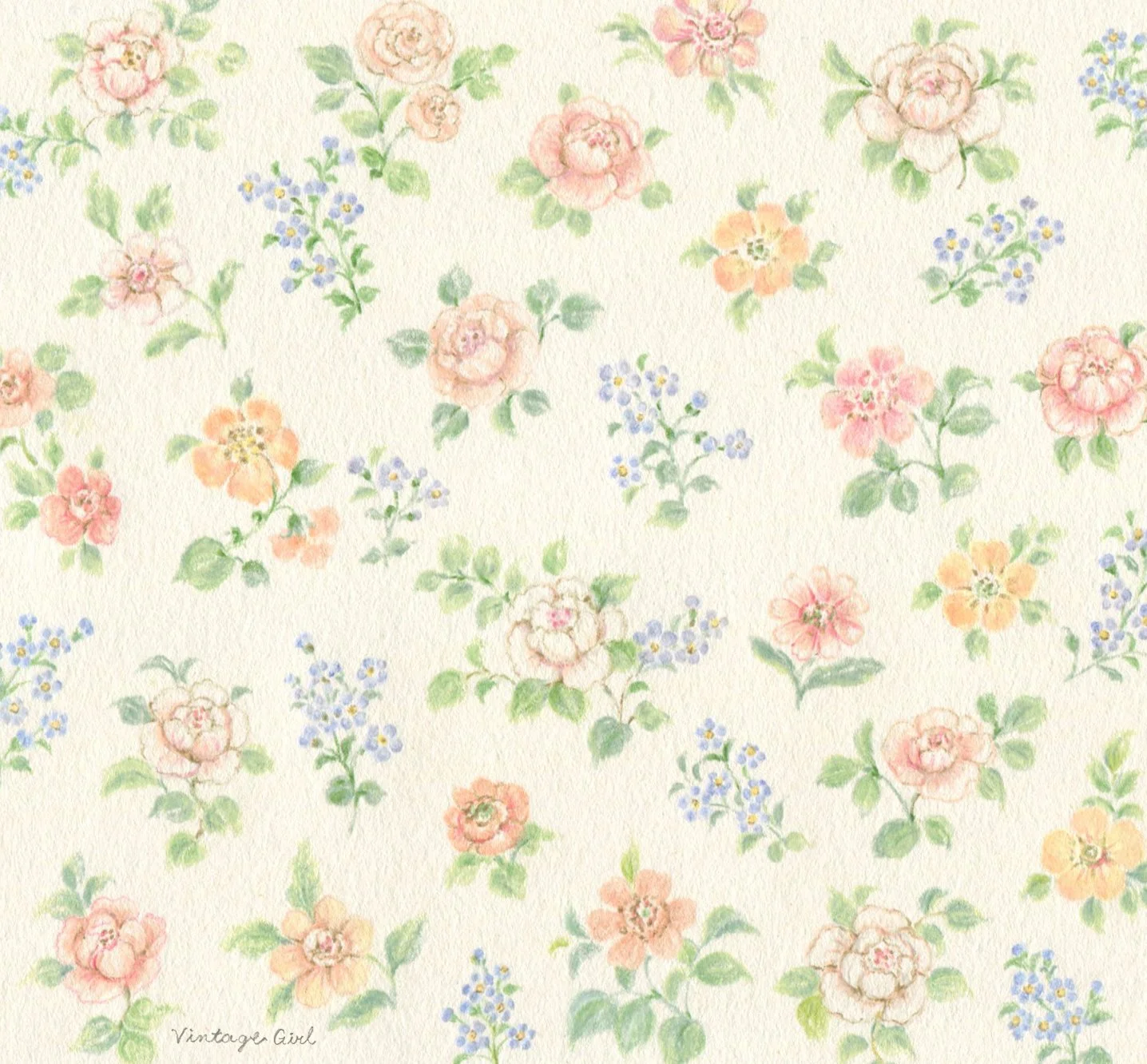 Vintage Rose Pattern