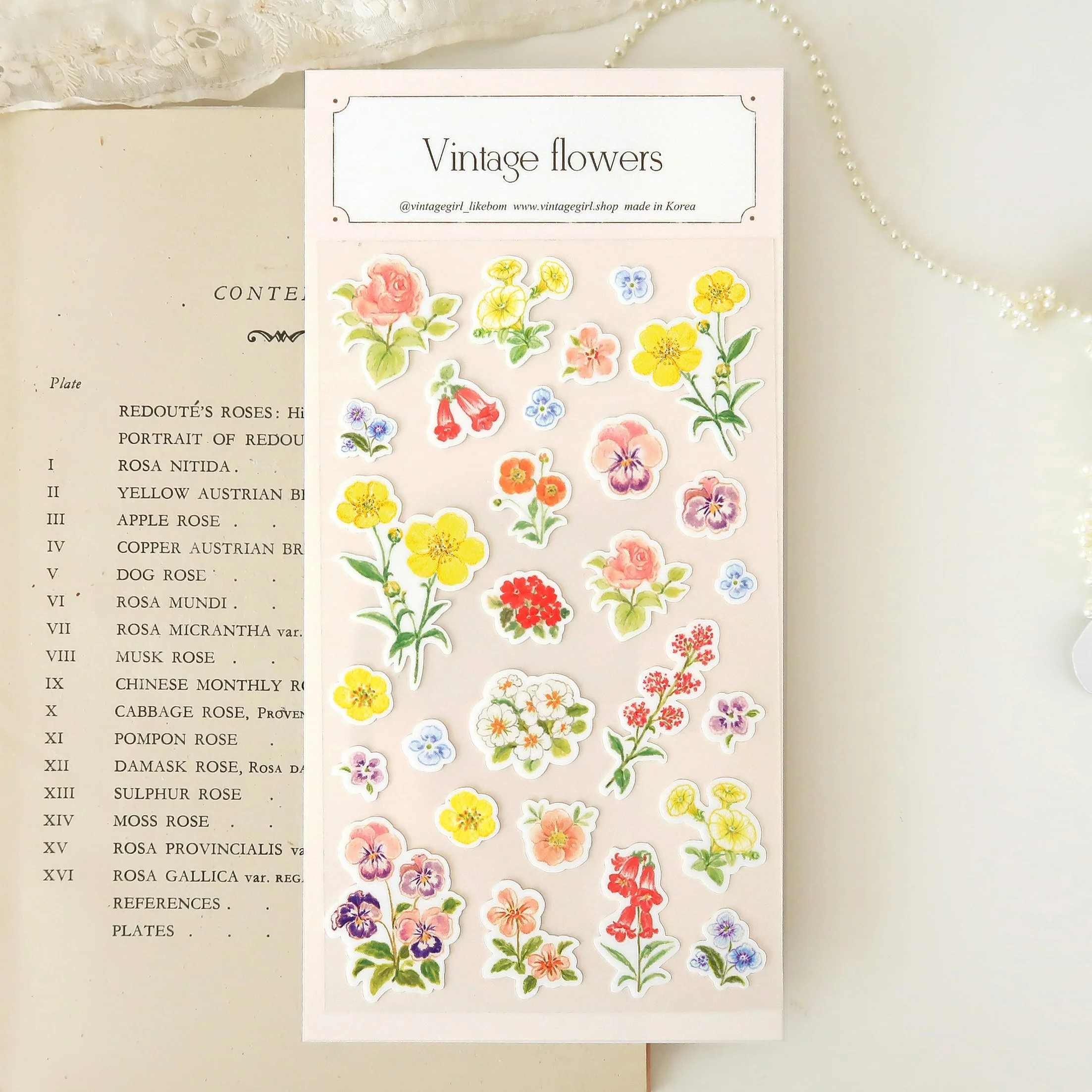 British garden sticker
