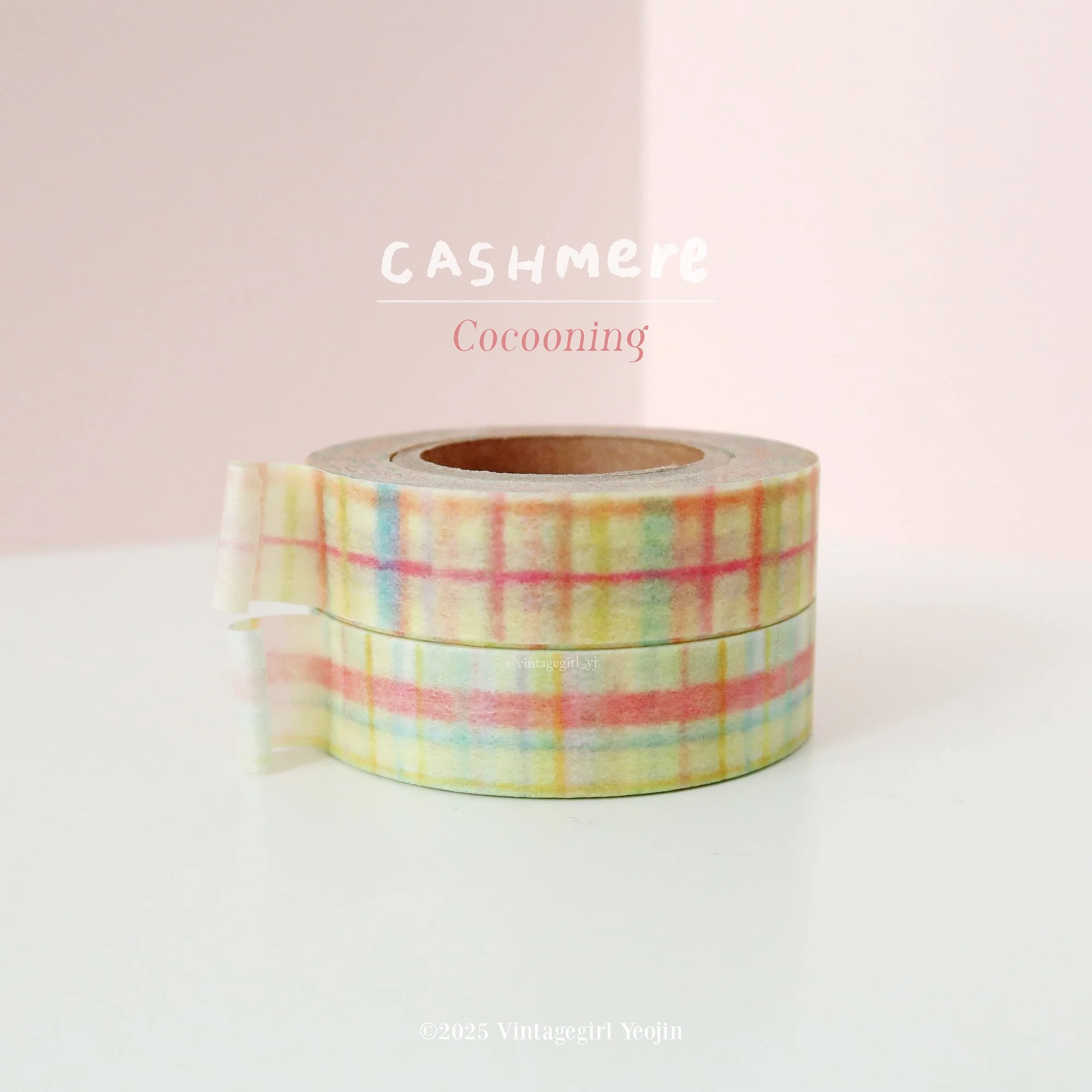 Cashmere Check Washi Tape– Cocooning Collection