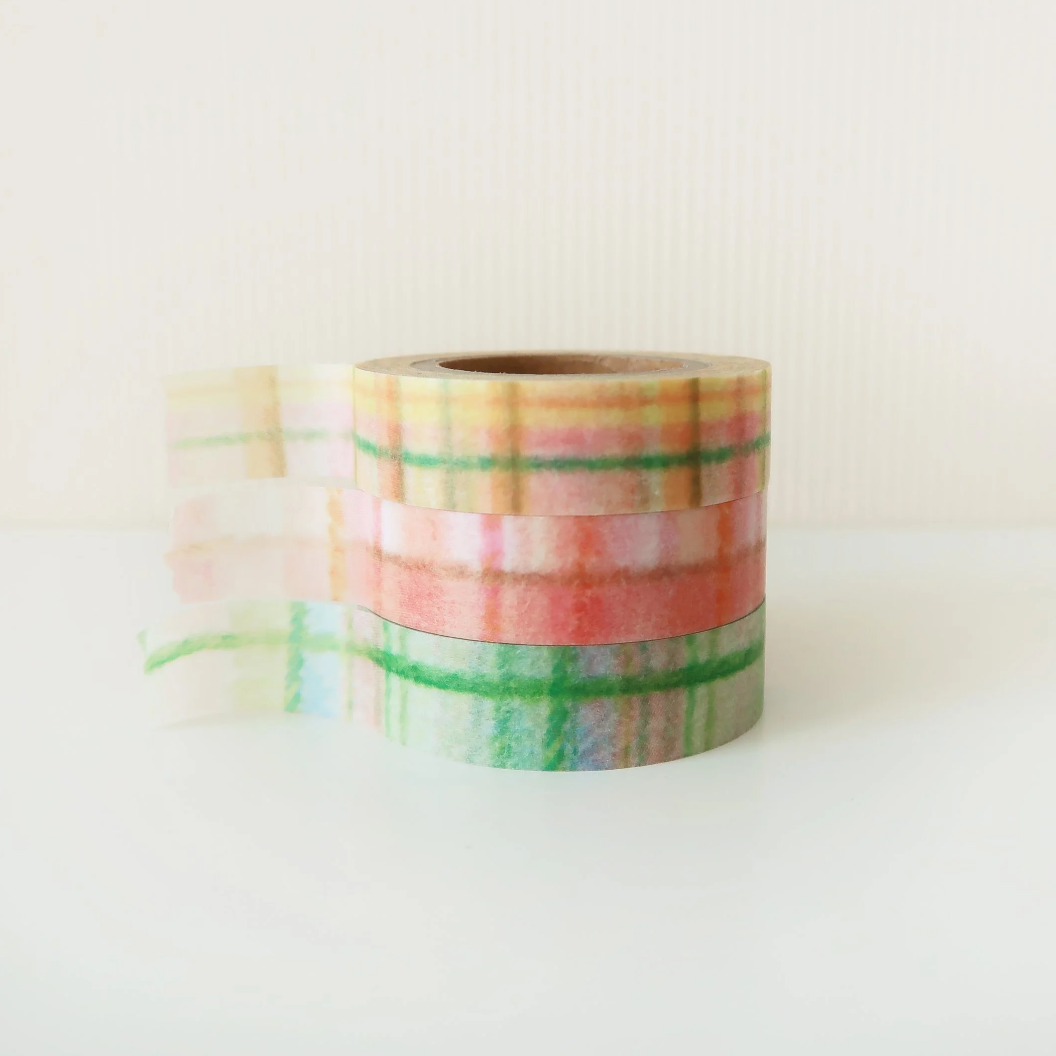 Pink Cashmere Tartan Washi Tape