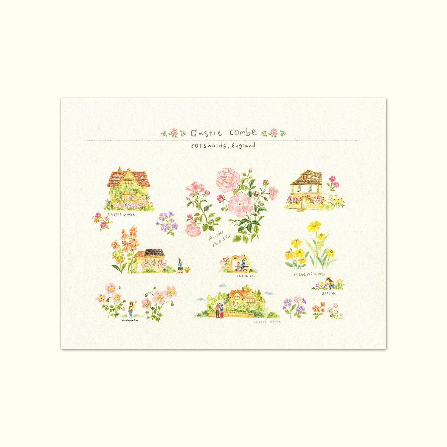 Castle Combe Art Print