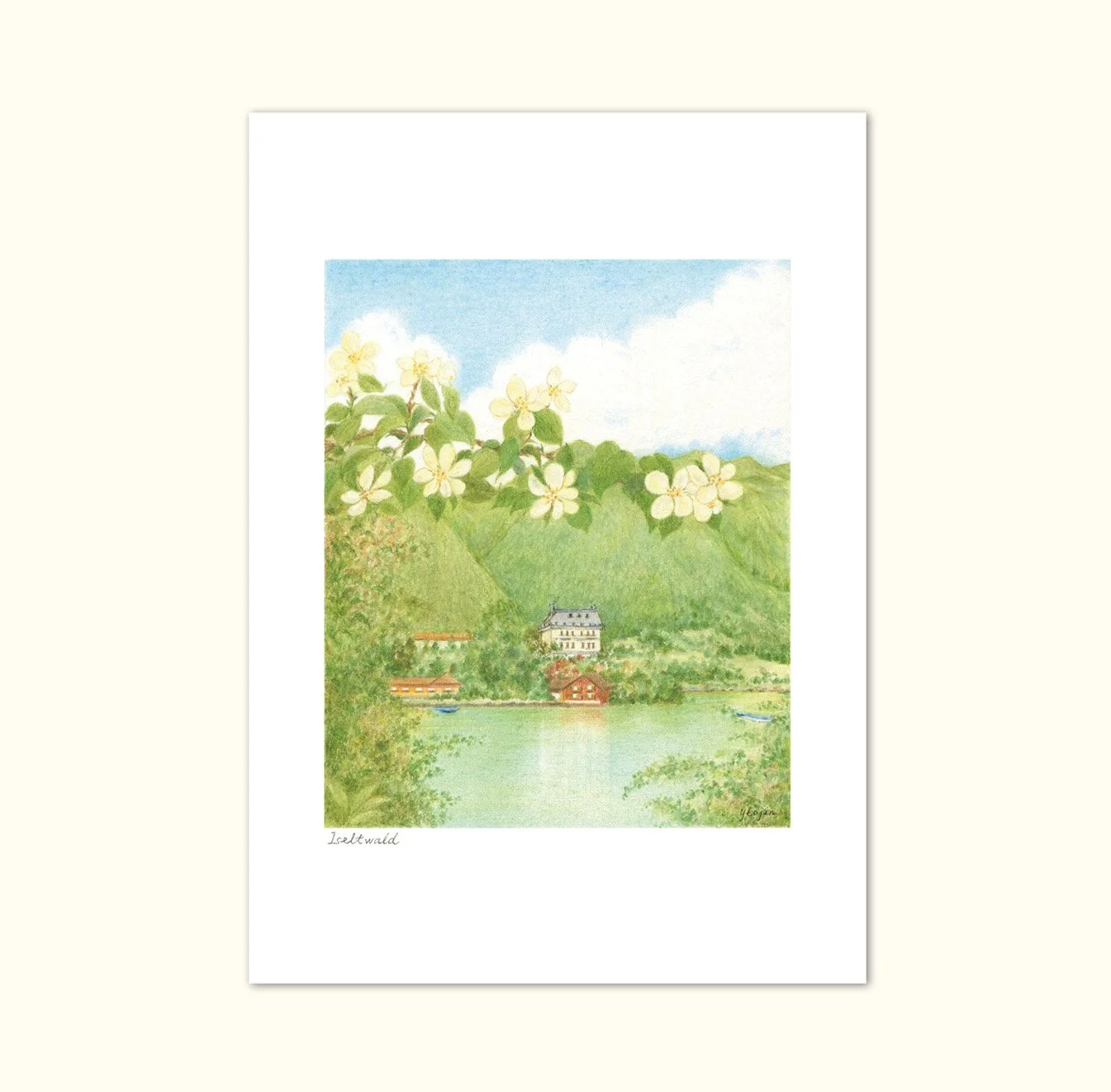 Iseltwald, Switzerland Art Print