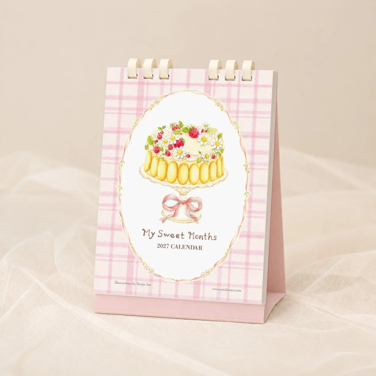 2027 My Sweet Months Desk Calendar