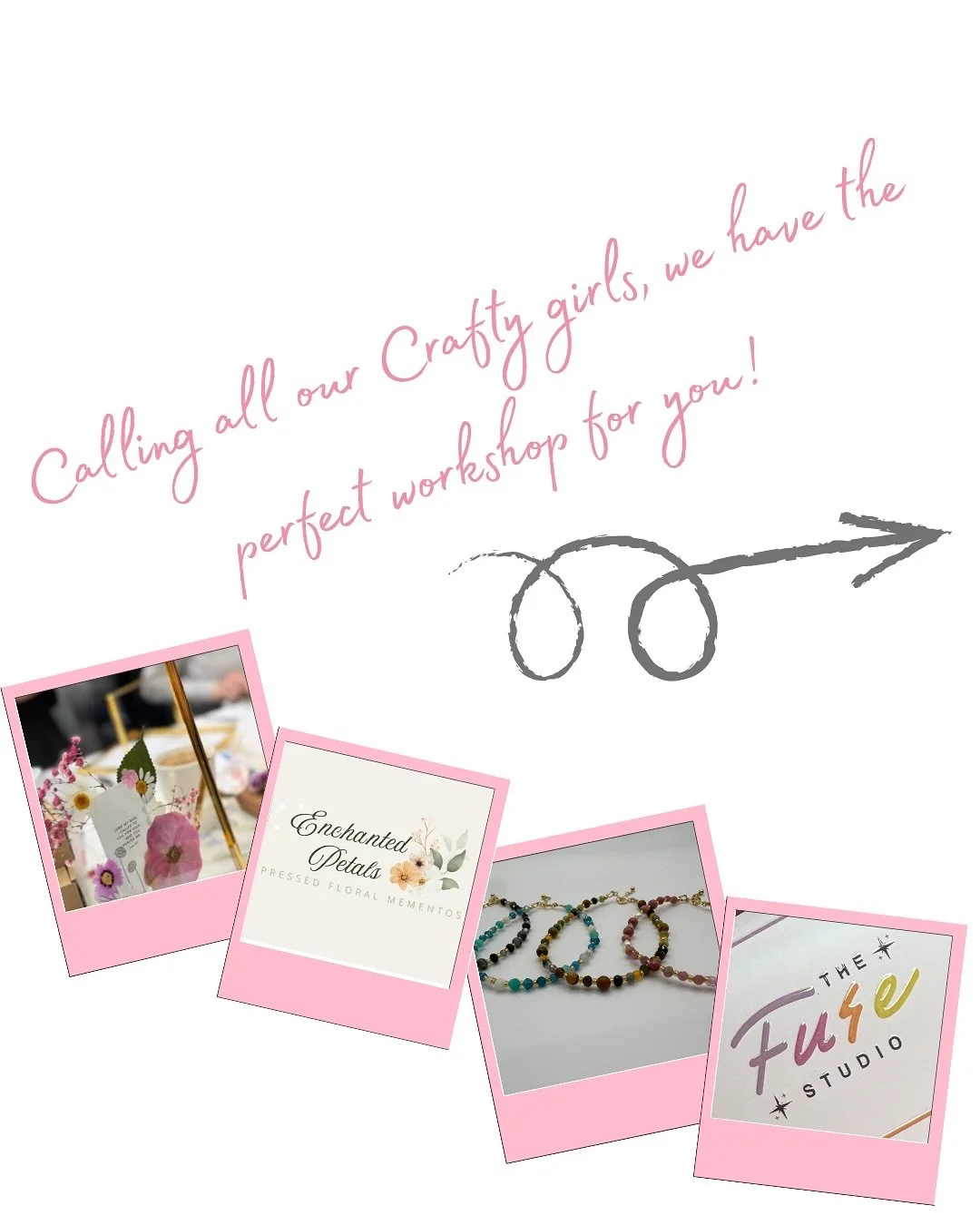 Join Kailee from ⚡️The Fuse Studio @thefusestudio ⚡️and Claire from 🌼 Enchanted Petals @enchantedpetals_pressedflorals 🌼 on Sunday the 21st of December @terracottastoreco for the Ultimate creative workshop, the perfect way to kick of the festive vi