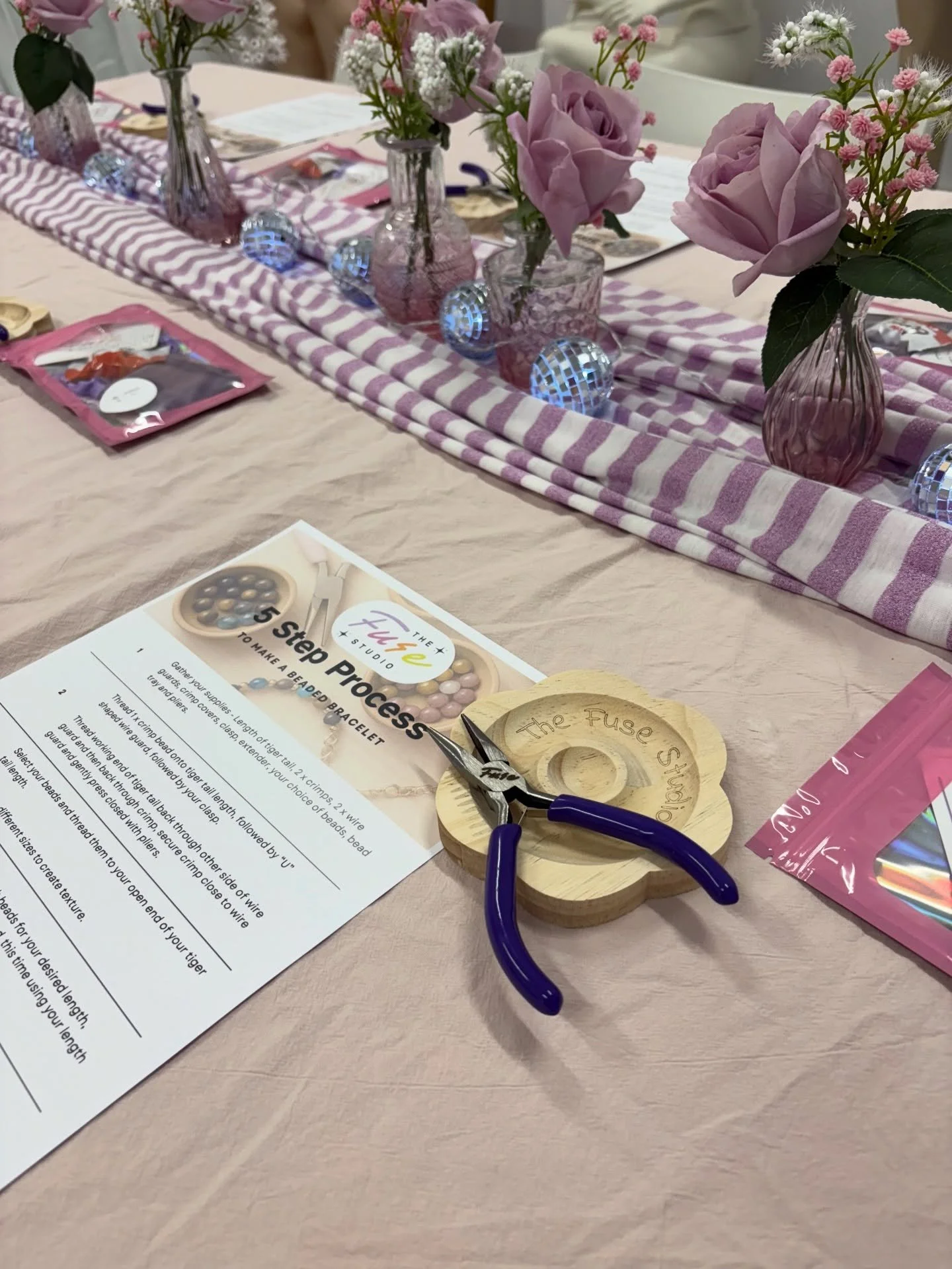 ✨Beads and Blooms Workshop ✨

Claire and I had the most wonderful time connecting with you all today! It was such a beautiful day filled with pretty pressed flowers, sparkly gemstones and good laughs! 

Huge thank you to Michelle and the team at Tera