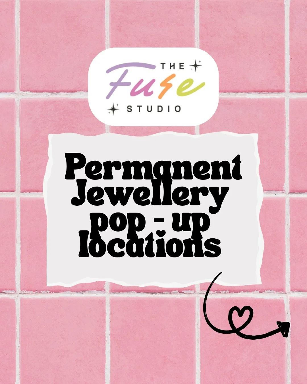 📣 PERMANENT JEWELLERY POP-UP LOCATIONS FOR MAY ✨

📍Wildrose Beauty Boutique - 88 Steere street COLLIE, Saturday 2nd May 9am-1pm 

📍Slurp - 133 Victoria st BUNBURY, Friday 8th May 8am-1pm 

Limited spots, booking essential ⚡️ 
See you there Fuse Fa