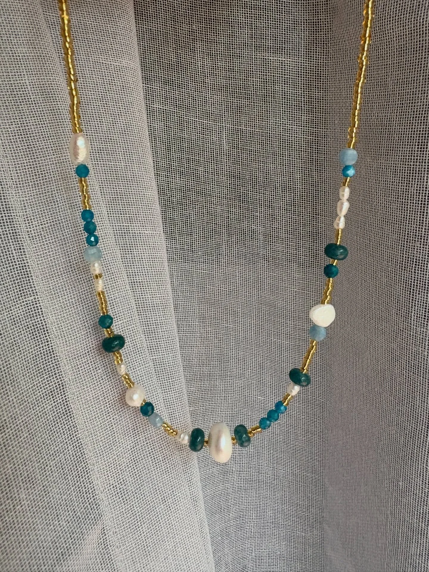 The perfect pearl necklace does exist ✨ only one of each ONLINE NOW 🌈