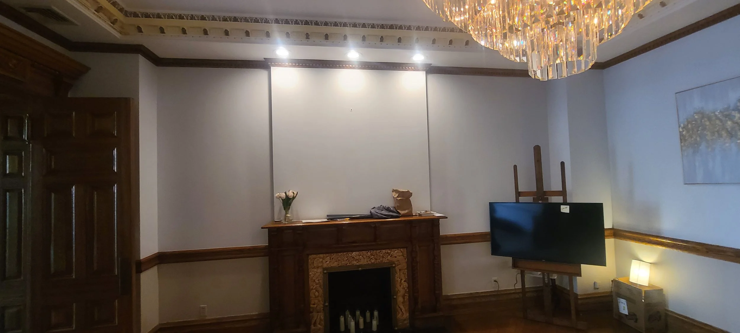 Mantle place before paint job