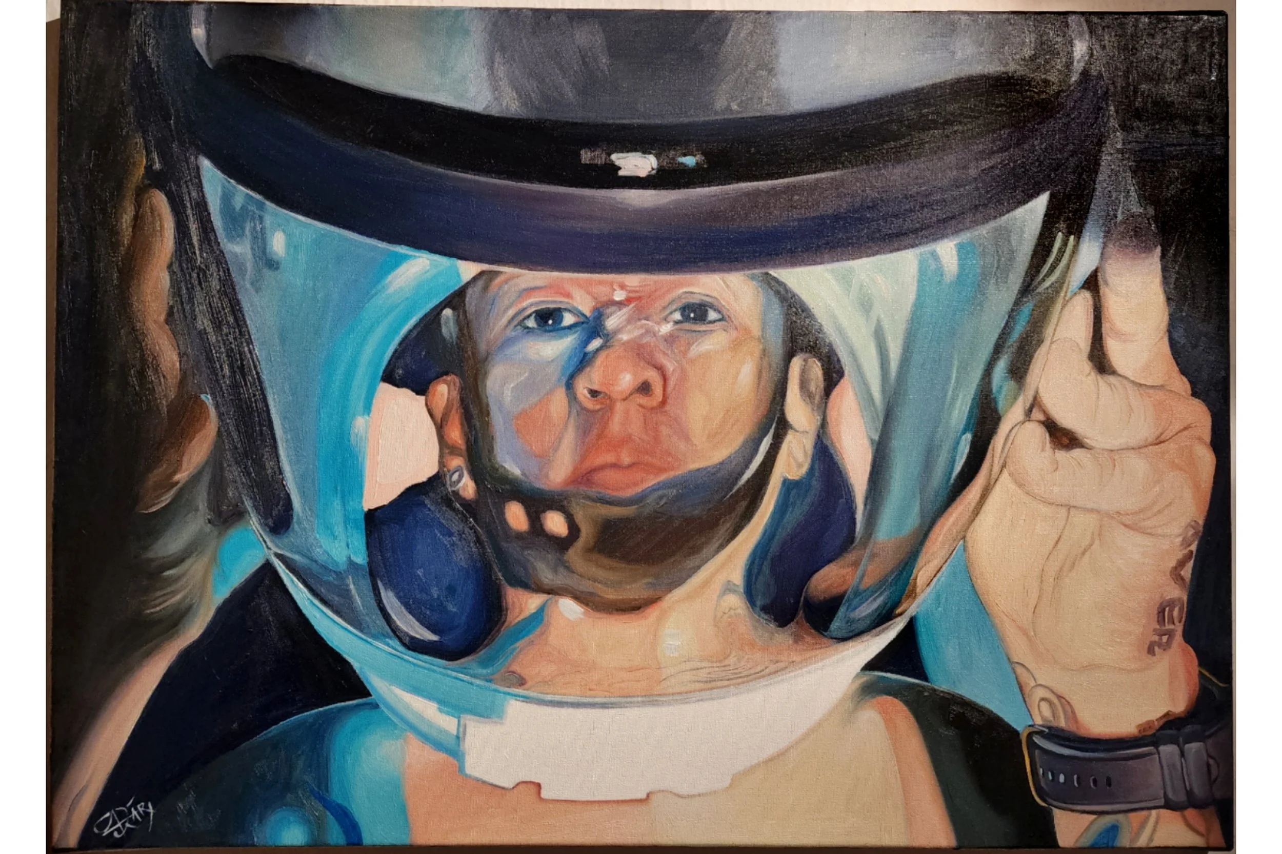 Serie “El Viajero”
“Invitación”
Óleo sobre lienzo
50x70
Disponible