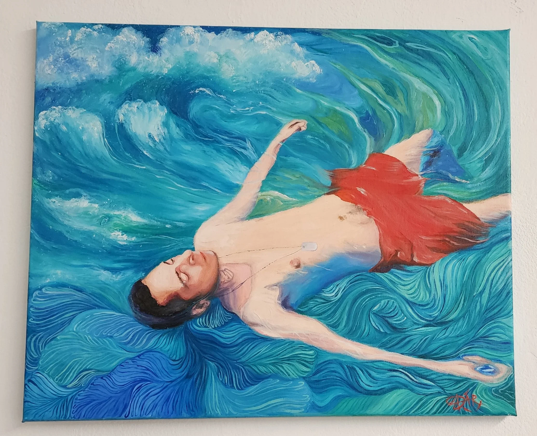 “El Soñador”
Óleo sobre tela
44x35
Disponible