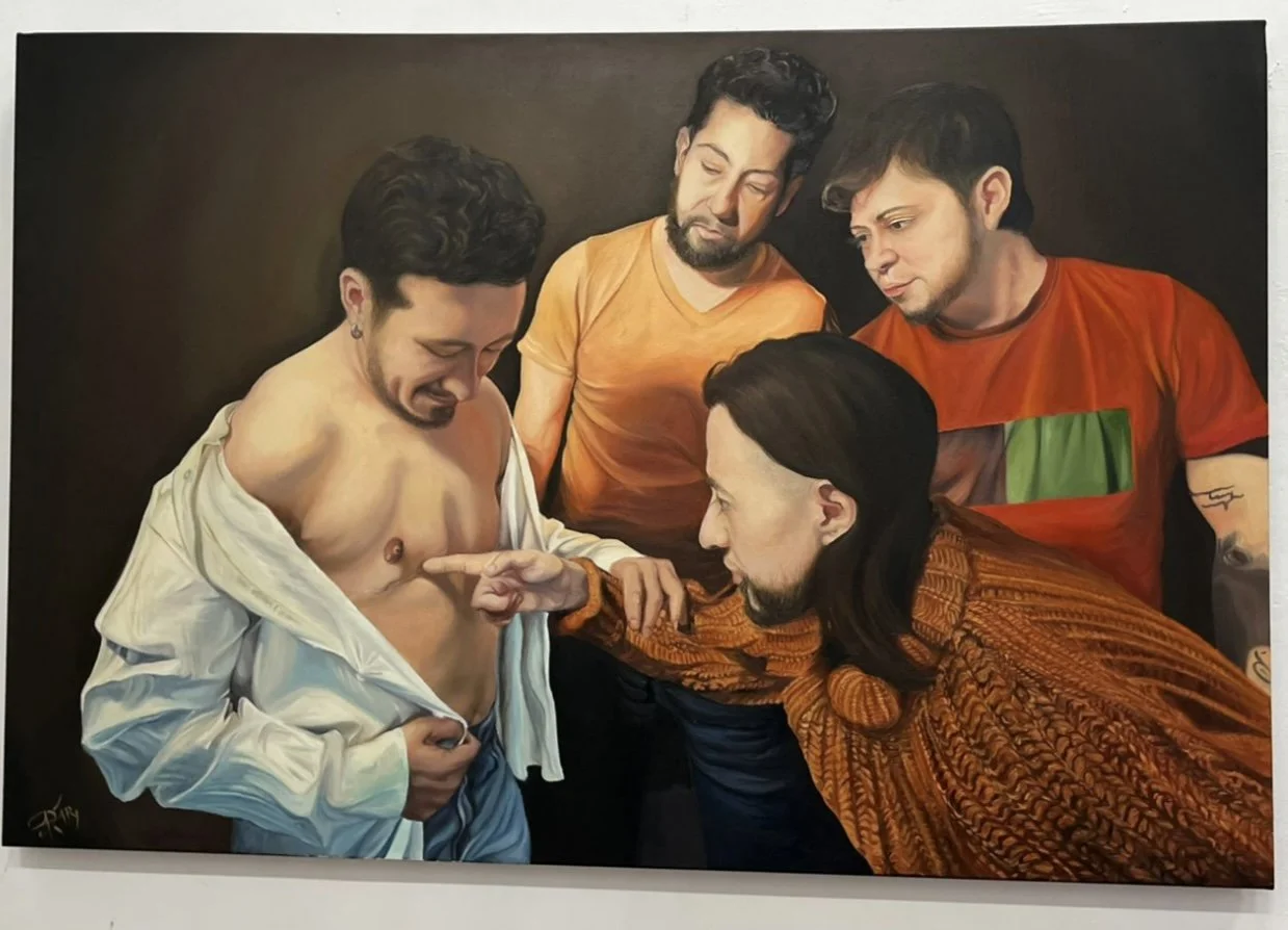 “La Revelación” 
Óleo sobre lienzo
80x120
 VENDIDO