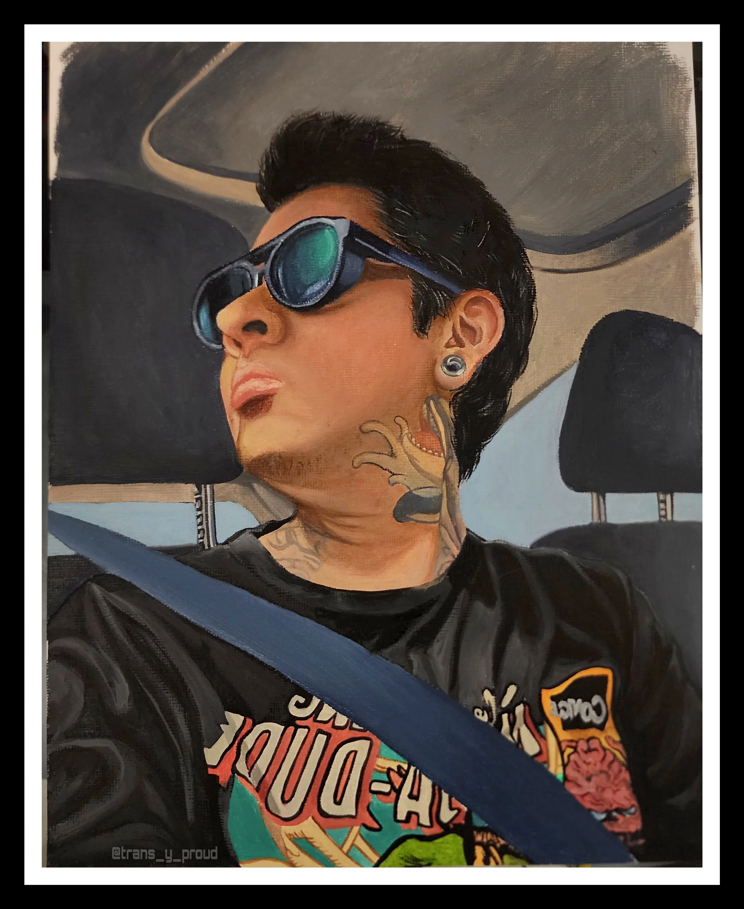 Autorretrato
Óleo sobre papel
Colección personal