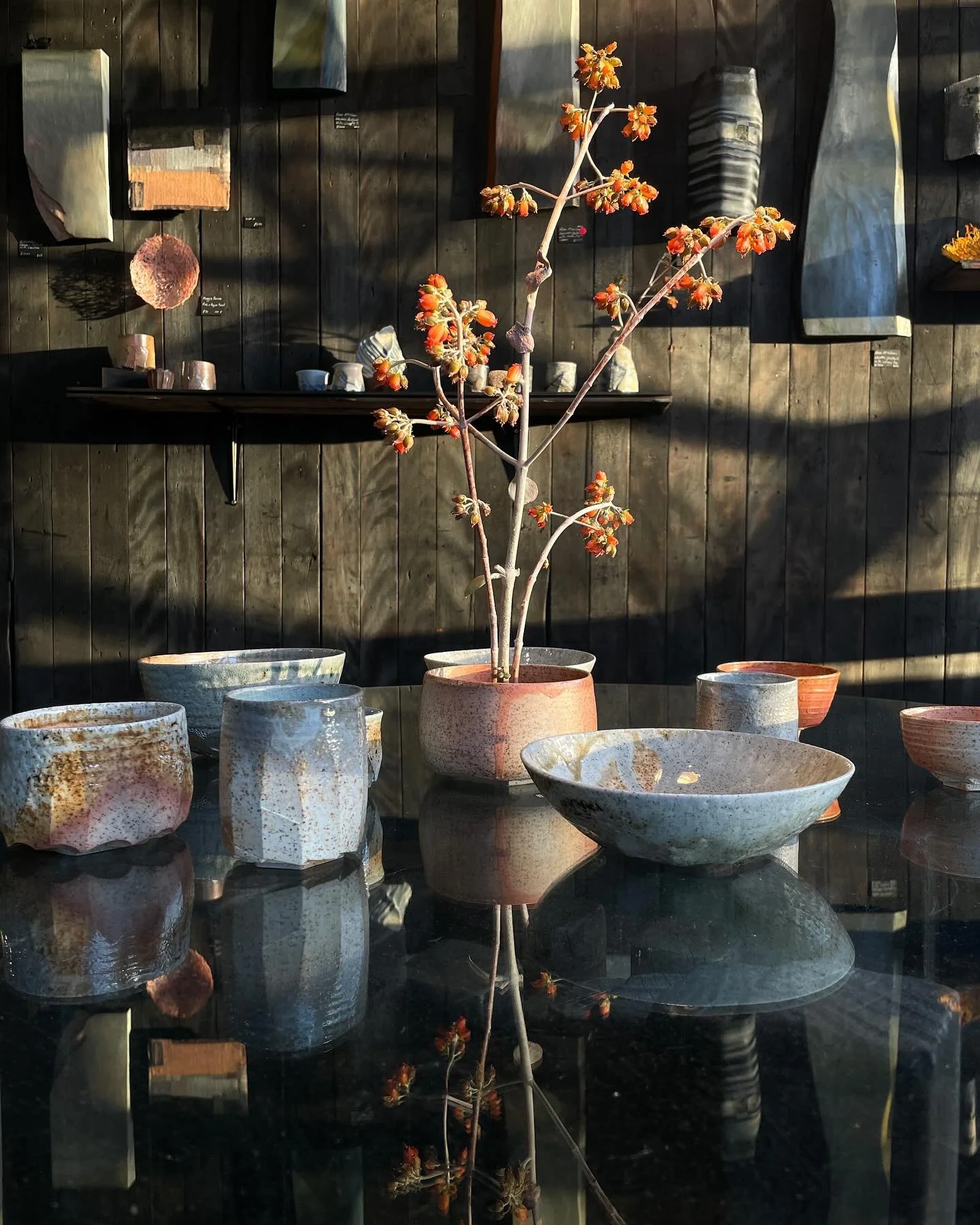 Our KIN exhibition continues tomorrow. Do join us for art appreciation and nerdy chats about woodfiring! 

KIN02
Four artists, a mother and daughter, and two sisters, whose diverse practices and materials include ceramics, textiles, stitch and paint,