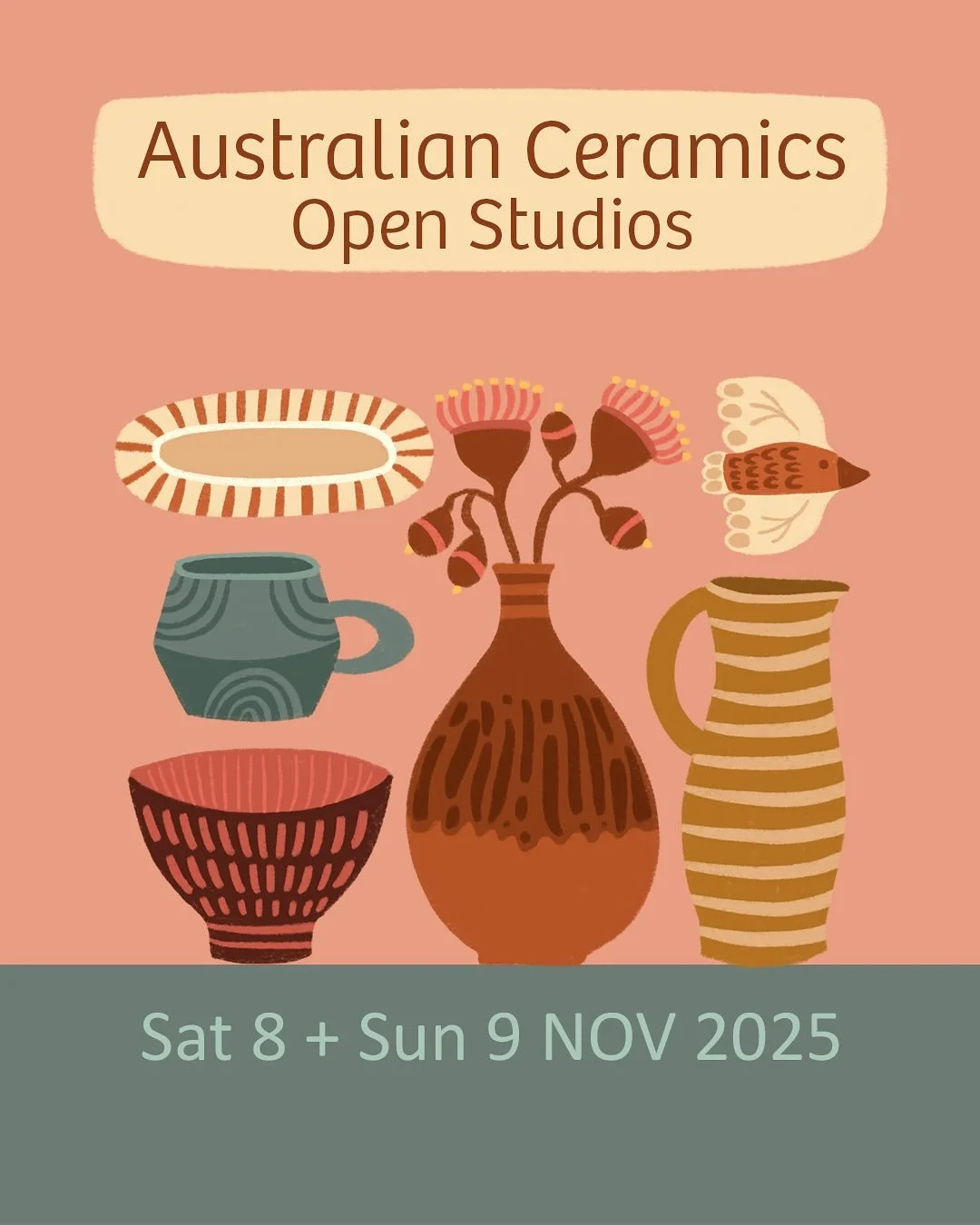 Just a week and a bit away! 

I&rsquo;m opening my studio for this awesome annual @australianceramics event! 

Come and see my (and my fellow artists&rsquo;) studio at @vacant_assembly ! I&rsquo;ll be demonstrating some of my techniques, have pots to