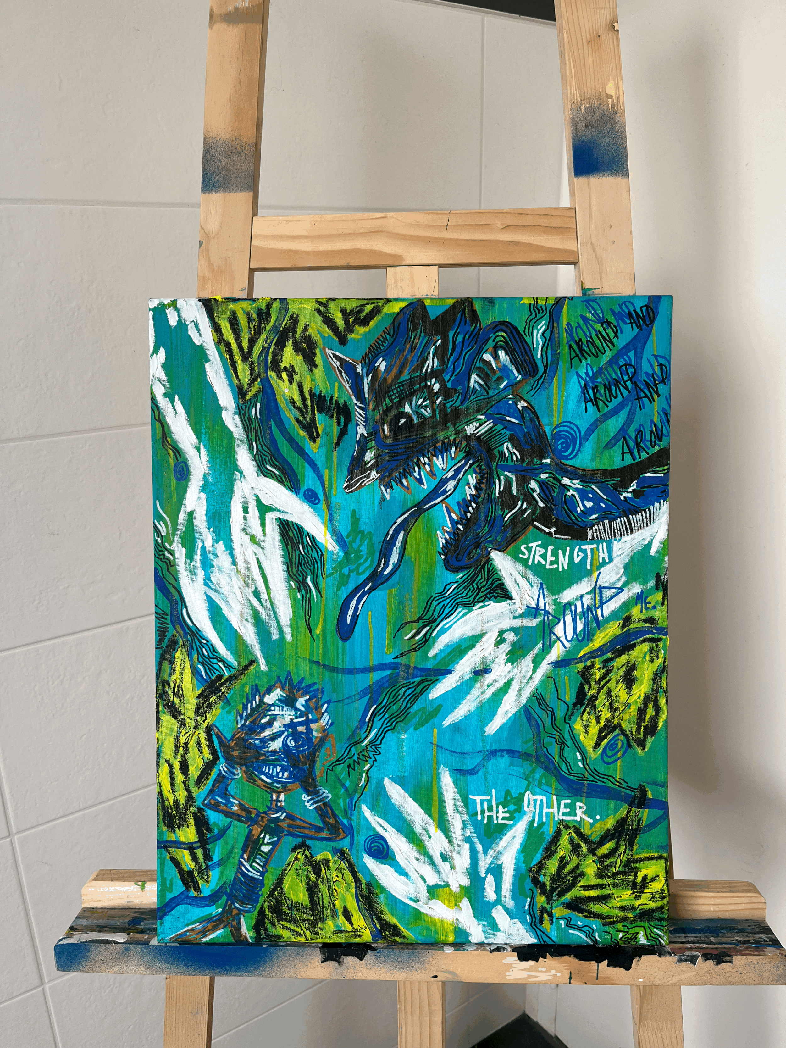 Peinture "The other"