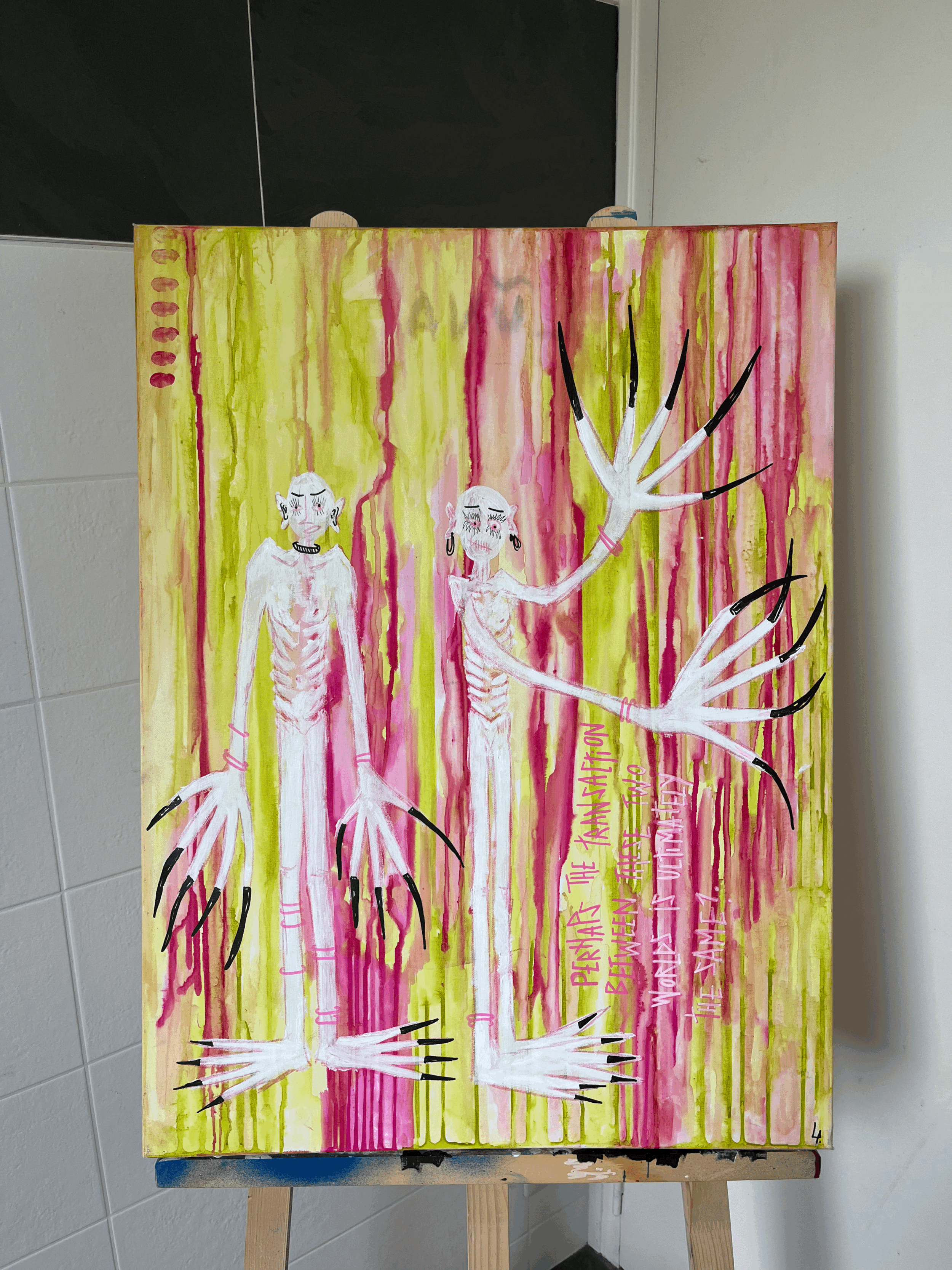 Peinture "Two worlds"