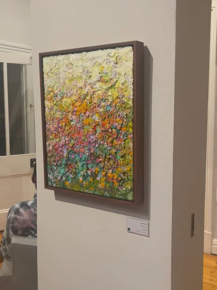&ldquo;Fragility&rdquo; oil on canvas My impasto oil paintings take a while to create &hellip; each piece takes on a life and journey of their own.  The intention is always the same&hellip; to offer viewers a respite from concrete and digital via an 