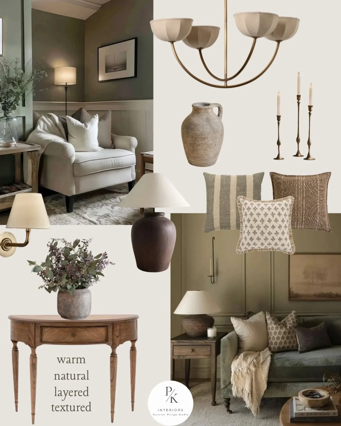 If you're new here &ndash; welcome. I&rsquo;m Paulina, and I help you create homes that feel calm, layered and lived-in, with a focus on earthy tones, natural textures and thoughtful detail. I work as a virtual interior designer, supporting clients w
