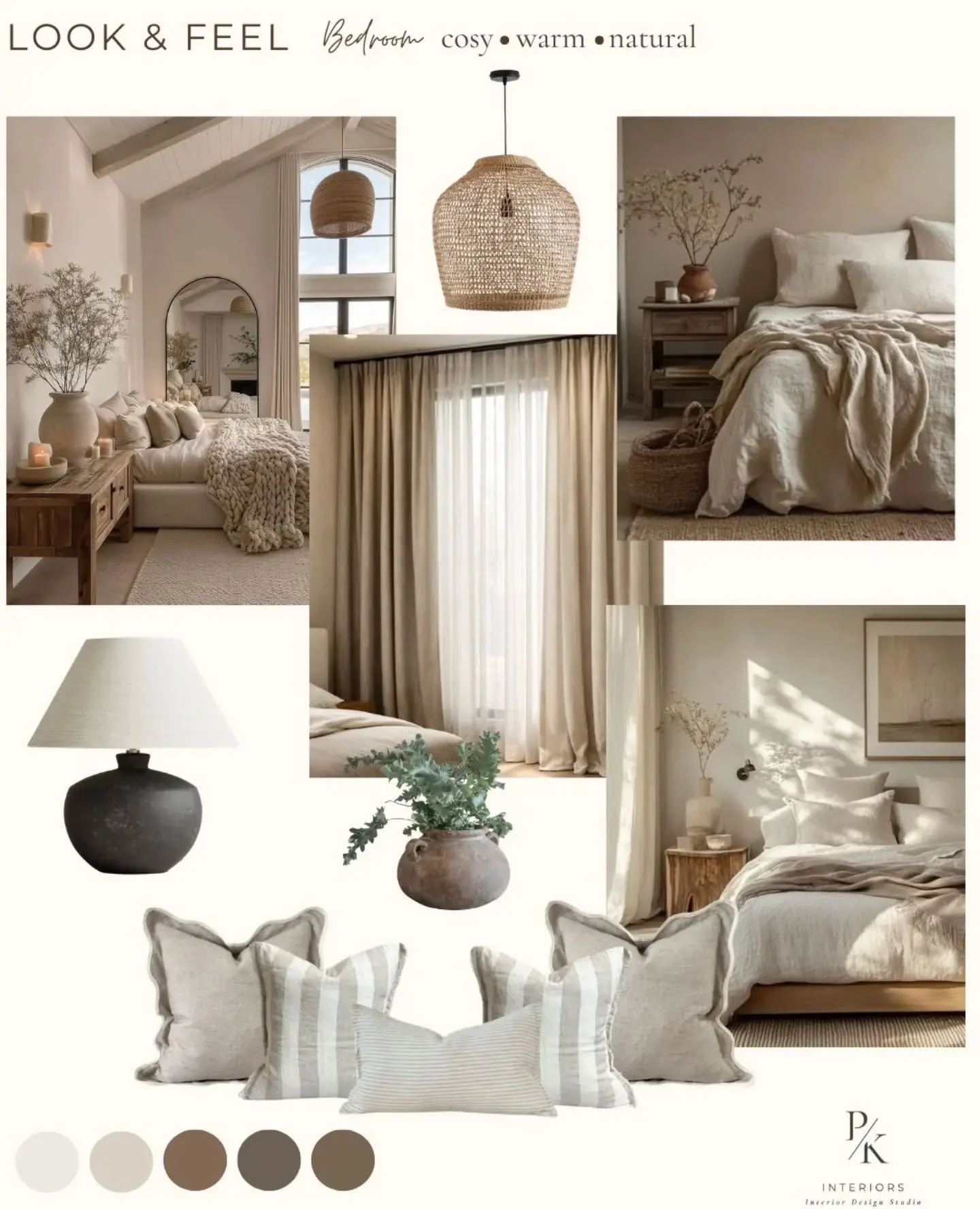 I absolutely love designing this bedroom 😊

Soft, calm and beautifully layered, exactly the feel my client was after.

To enhance that cosy, natural look, I proposed limewash walls to introduce subtle texture and depth (it would add such a lovely so