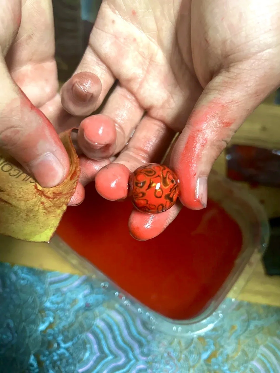Handcrafted Chinese Lacquer Pendant Workshop near Yonghe Temple