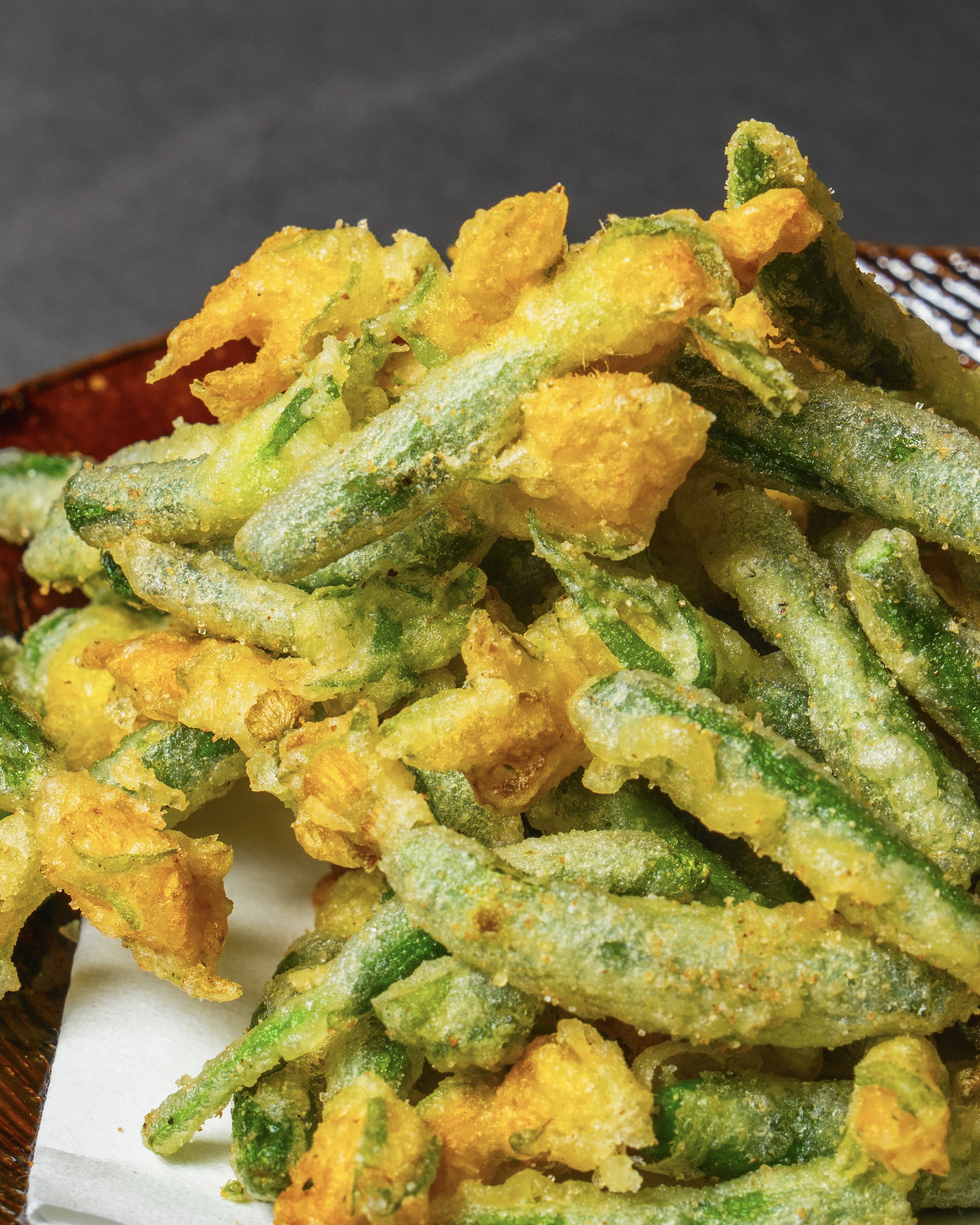 CUCUMBER FLOWER TEMPURA
