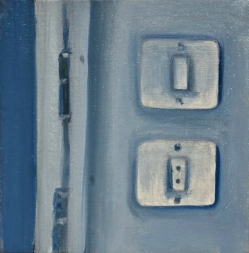 Unwelcome #24  
Oil on canvas 
20 x 20 cm  
Price Upon Request
