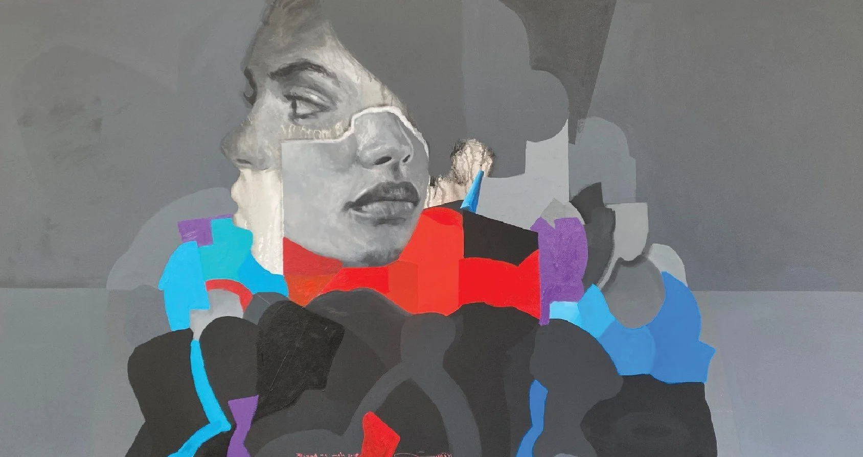 Untitled  
Acrylic on canvas  
80 x 150 cm  
2018  
$5,400