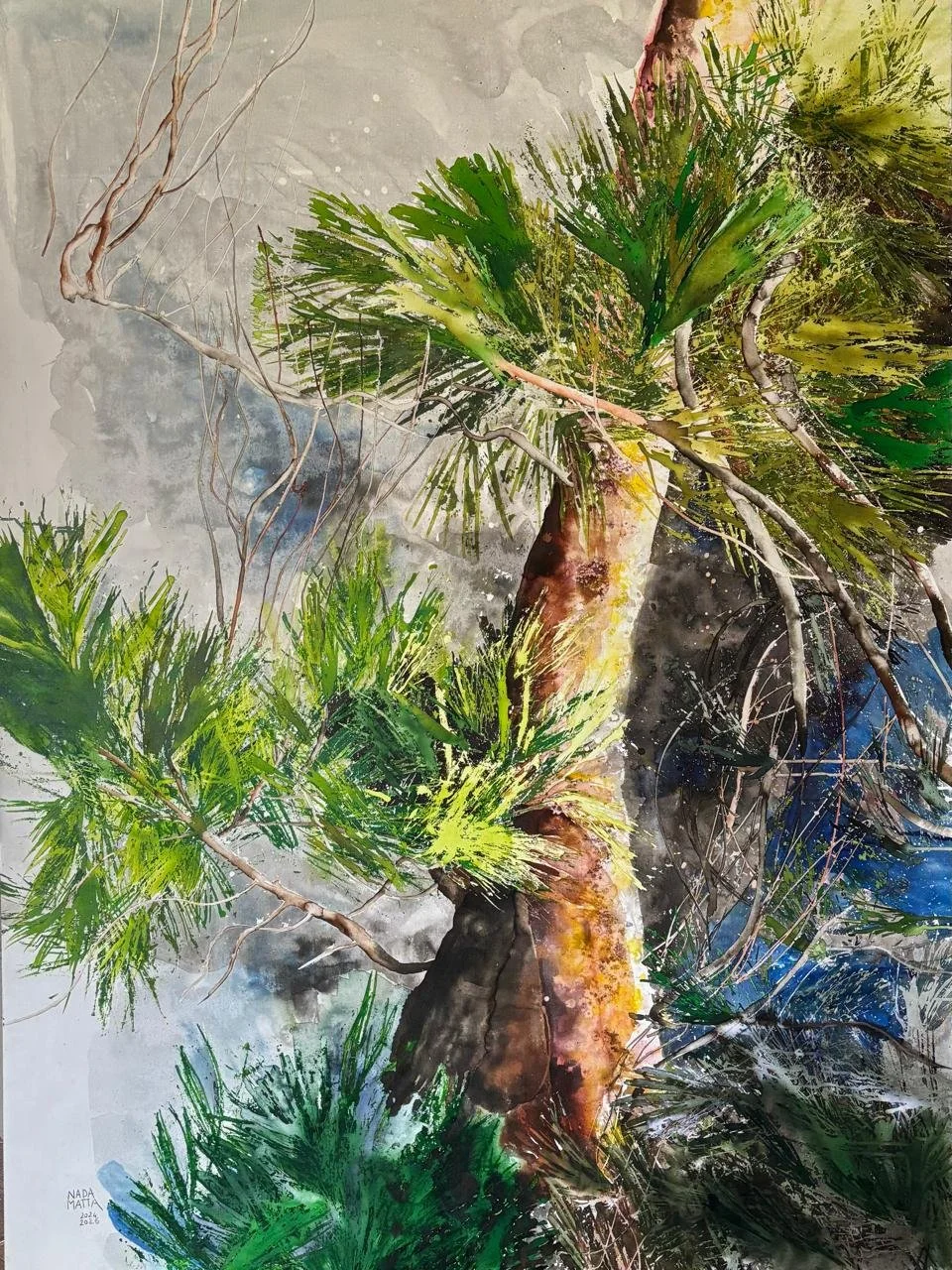 Magic Forest   
Acrylic on canvas 
200 x 150 cm  
2024 
Price Upon Request