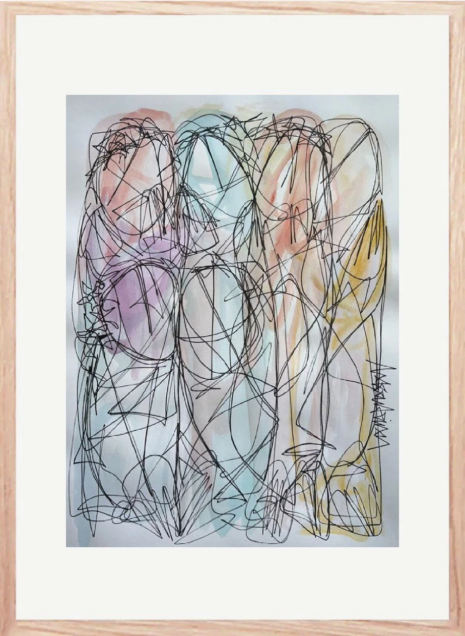 Untitled 
Mixed-media on paper 
29 x 21 cm  
2022  
$ 300