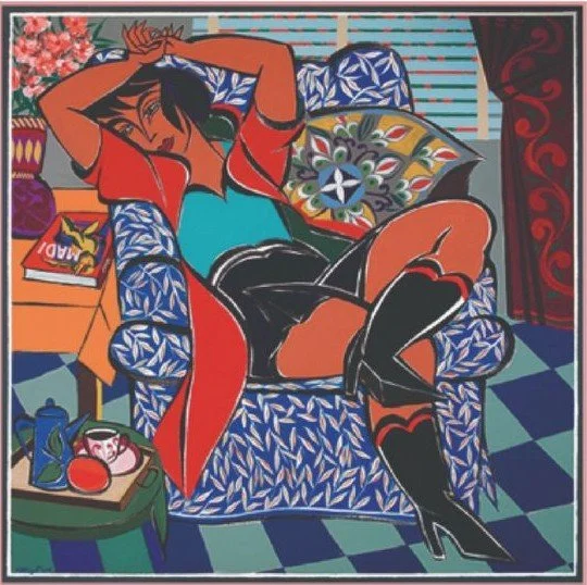 La Visite 
Giclee print on canvas  
100 x 100 cm  
Price Upon Request