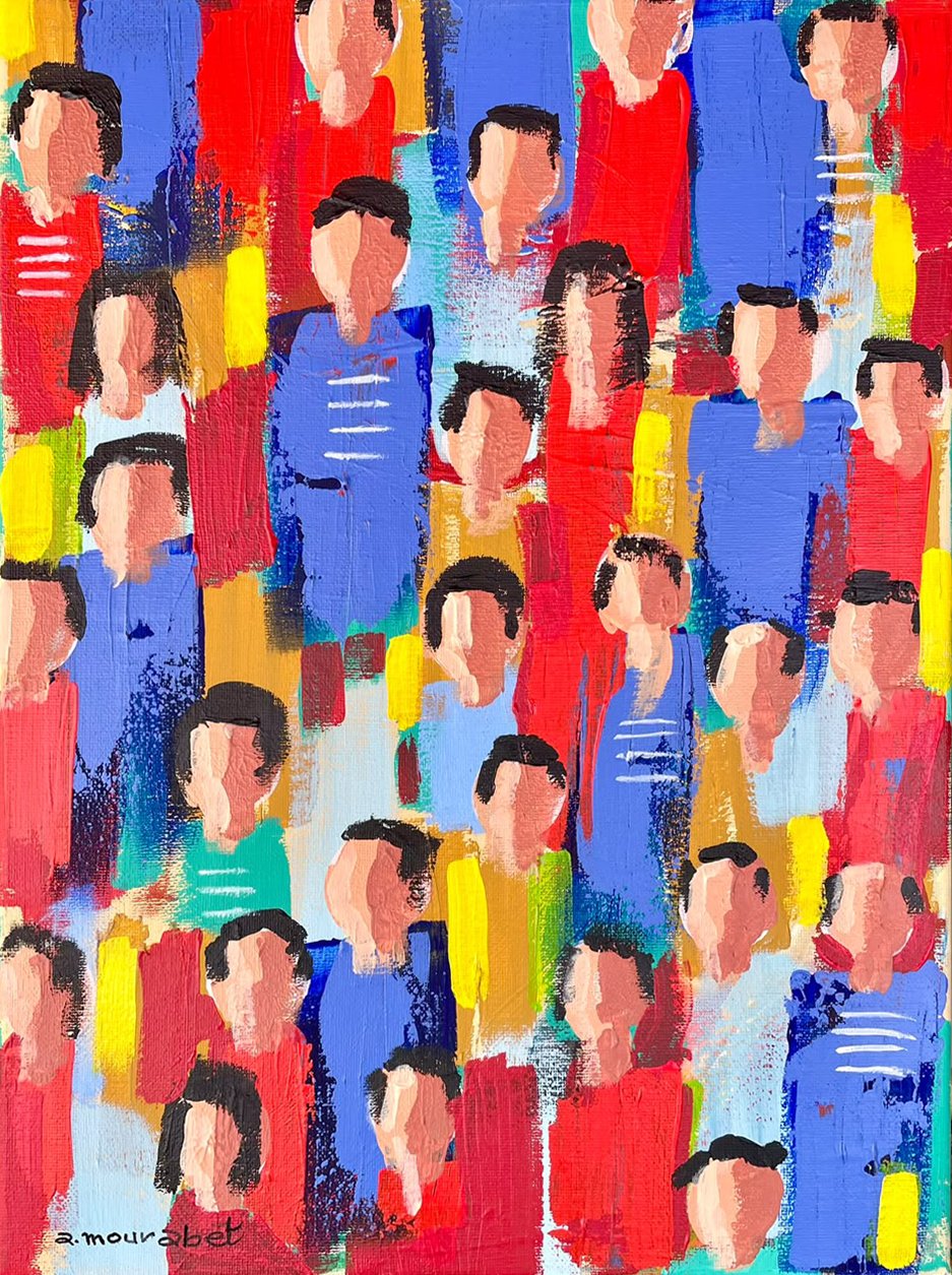 Untitled 
Acrylic on canvas  
40 x 30 cm  
2026 
Price Upon Request