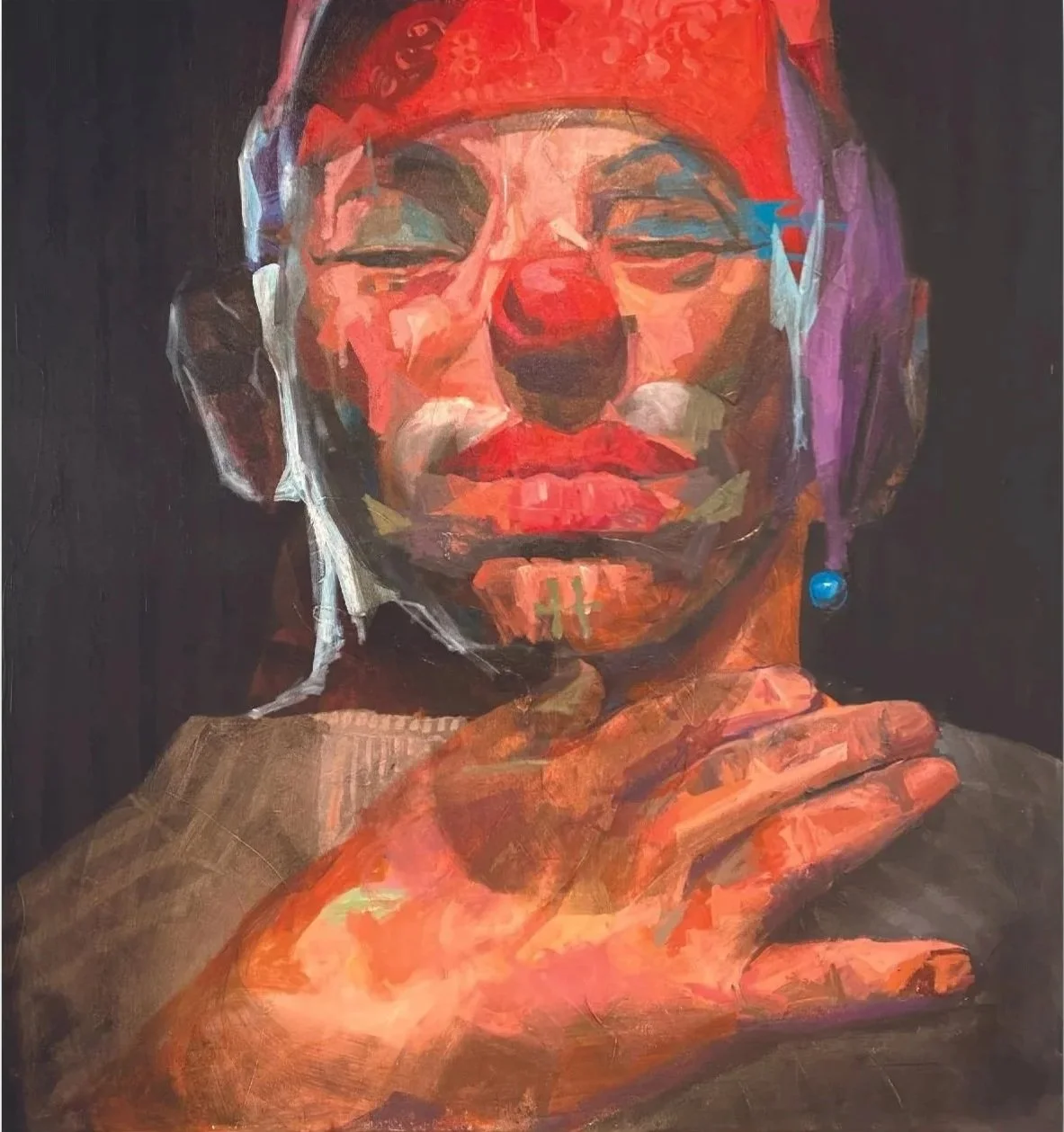 Oversized  
Acrylic on canvas  
120 x 130 cm 
2025  
Price Upon Request    